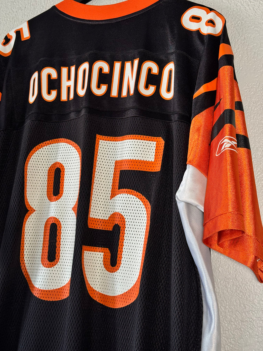 Vintage Chad Johnson #85 Cincinnati Bengals Reebok NFL OchoCinco Jersey Size XL
