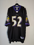 Vintage Reebok NFL Baltimore Ravens 52 Ray Lewis Jersey XL