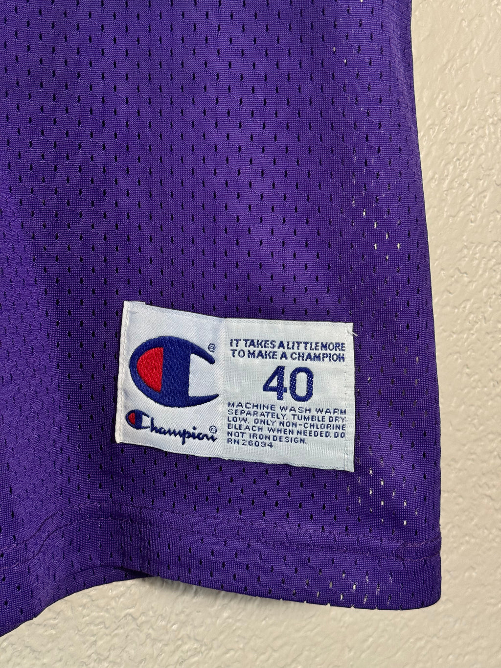 Vintage 90s Randy Moss #84 Minnesota Vikings NFL Champion Jersey Size M 40