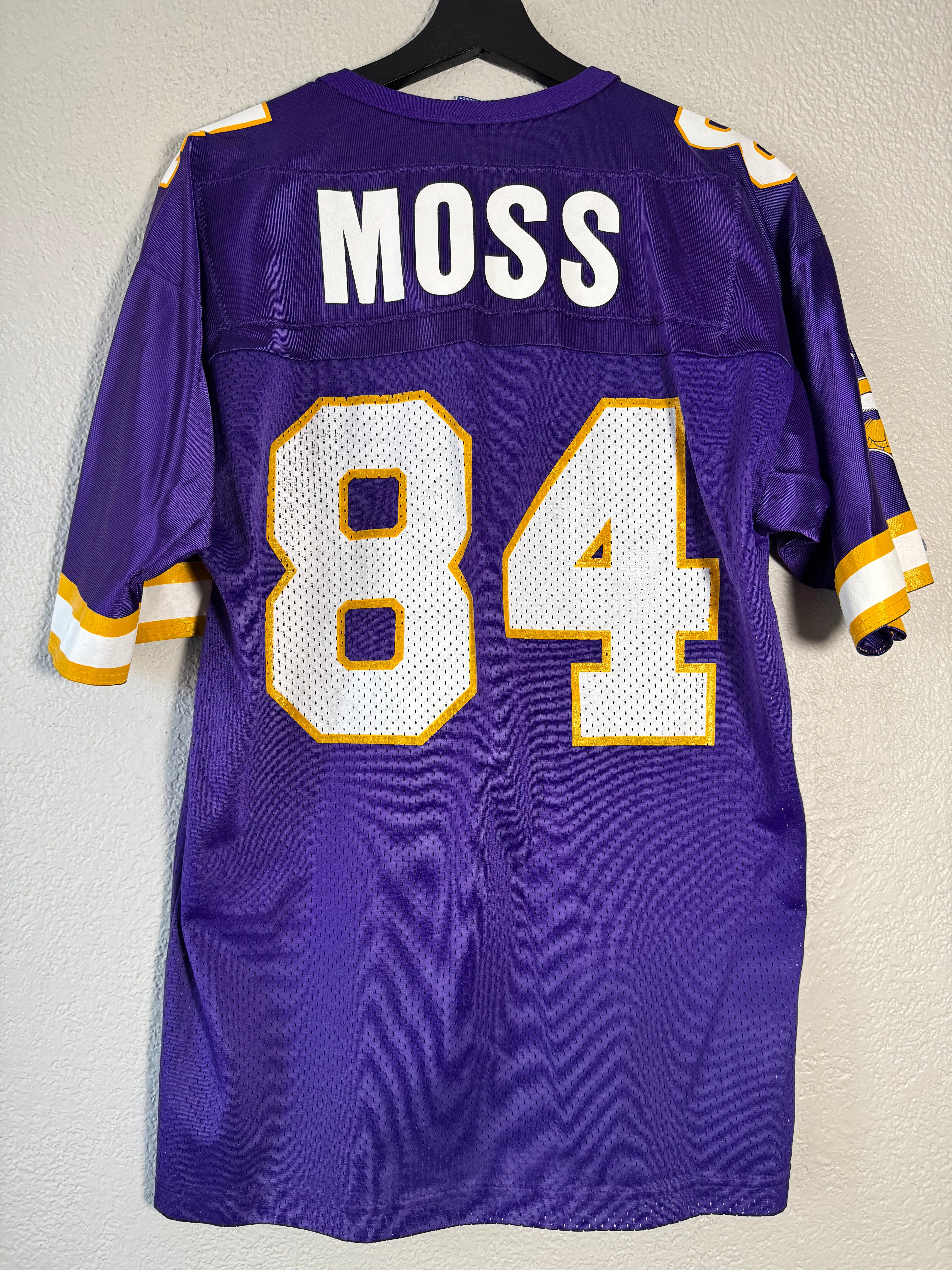 Vintage 90s Randy Moss #84 Minnesota Vikings NFL Champion Jersey Size M 40