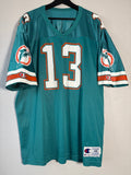 Vintage 90s Champion x Miami Dolphins Jersey #13 Dan Marino Size XL 48