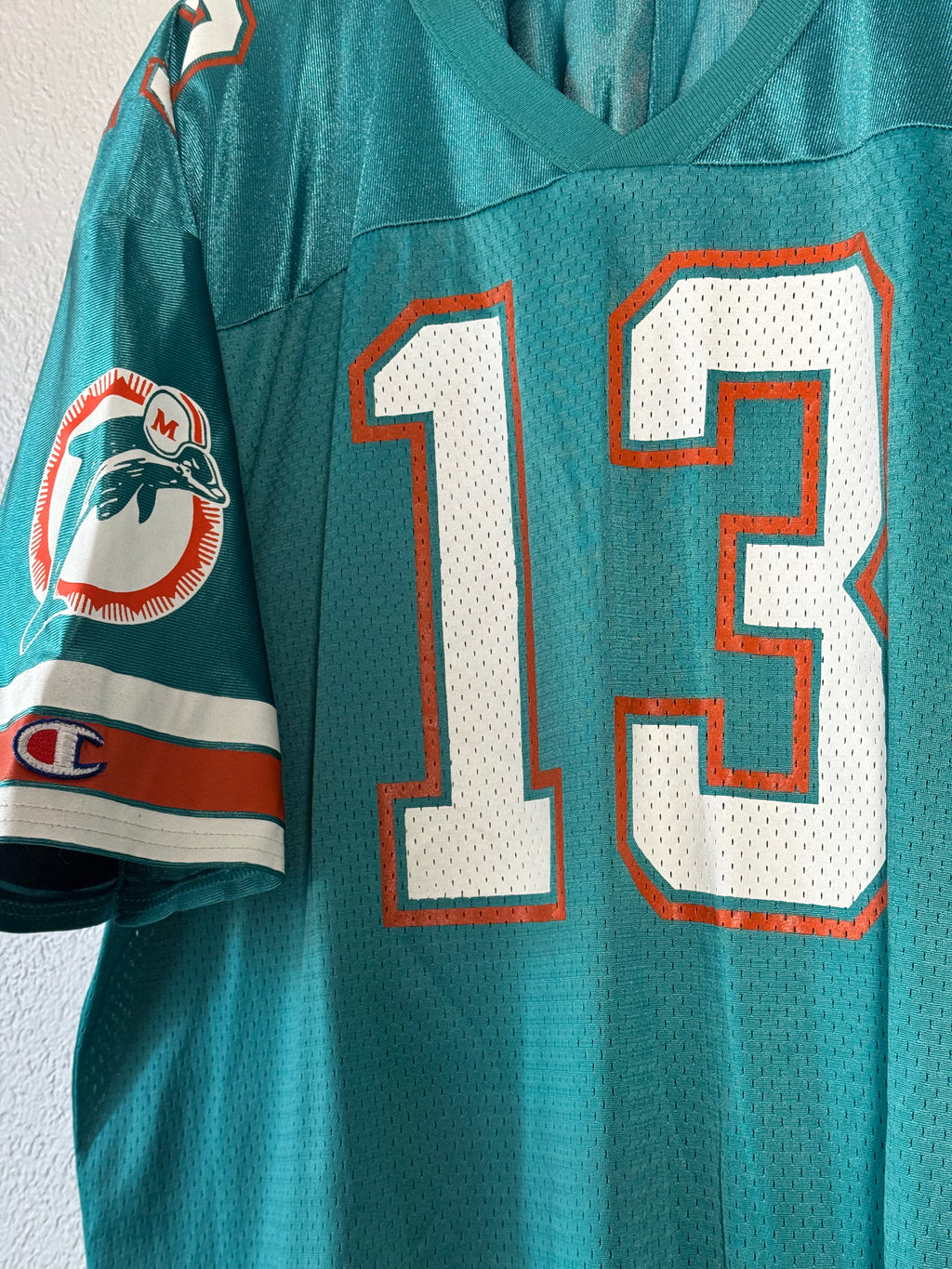 Vintage 90s Champion x Miami Dolphins Jersey #13 Dan Marino Size XL 48