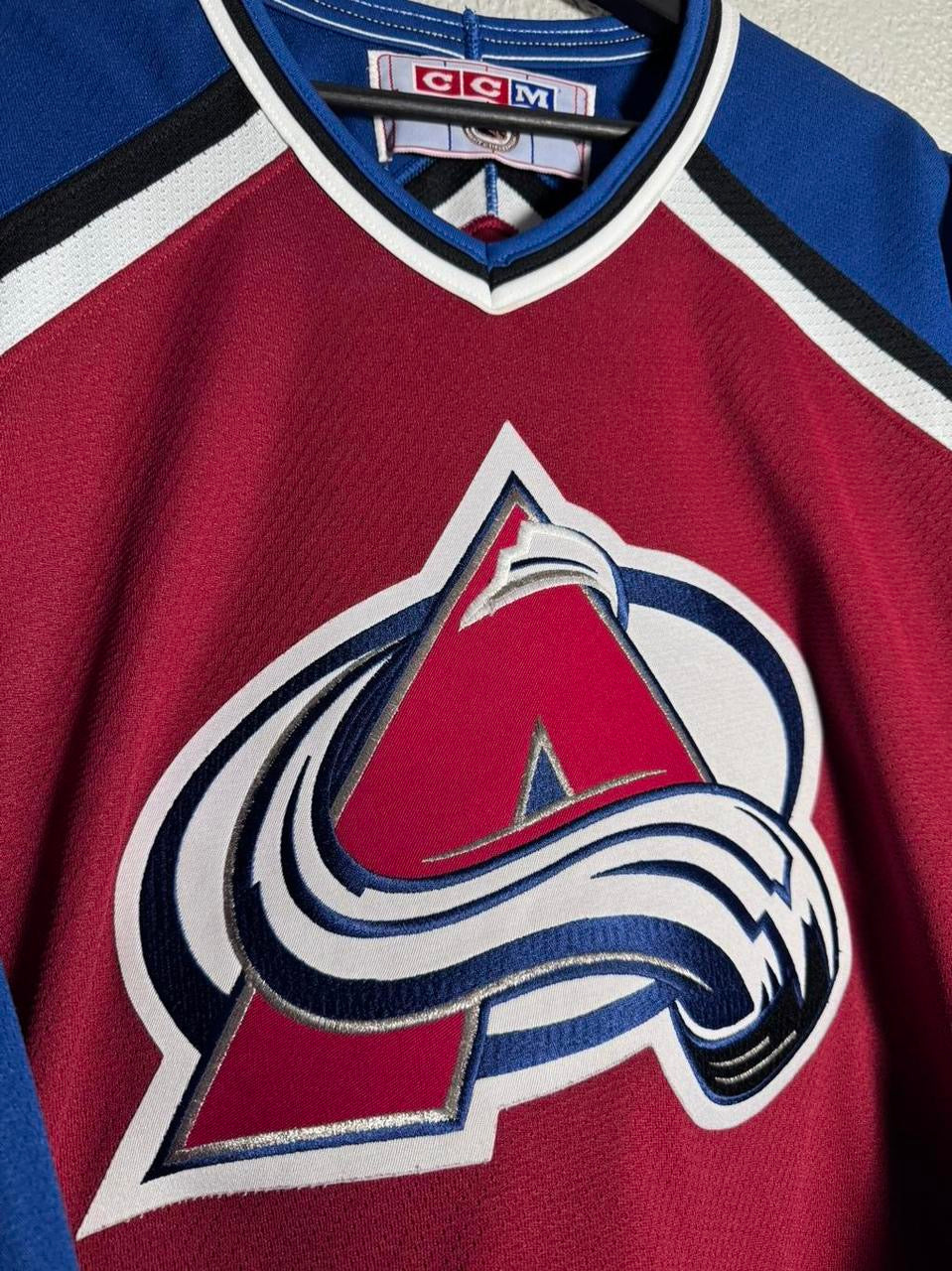 Vintage Colorado Avalanche Burgundy Authentic NHL Hockey Jersey RARE Stitched Size M