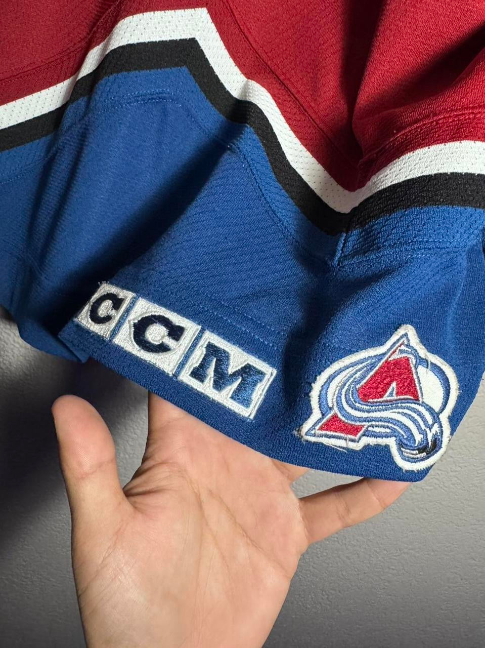 Vintage Colorado Avalanche Burgundy Authentic NHL Hockey Jersey RARE Stitched Size M