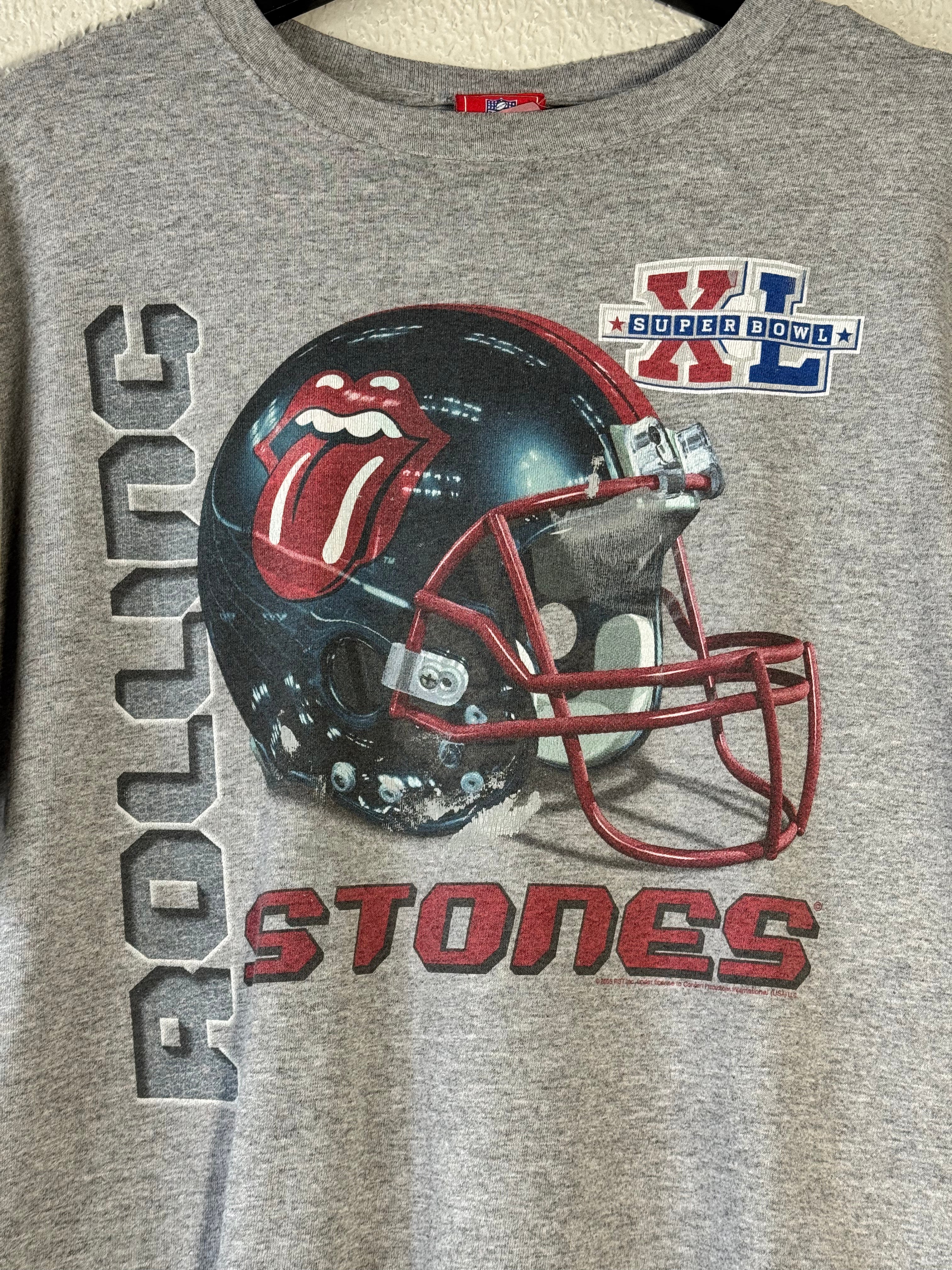 Rolling Stones 2005 NFL Super Bowl 40 Size Large