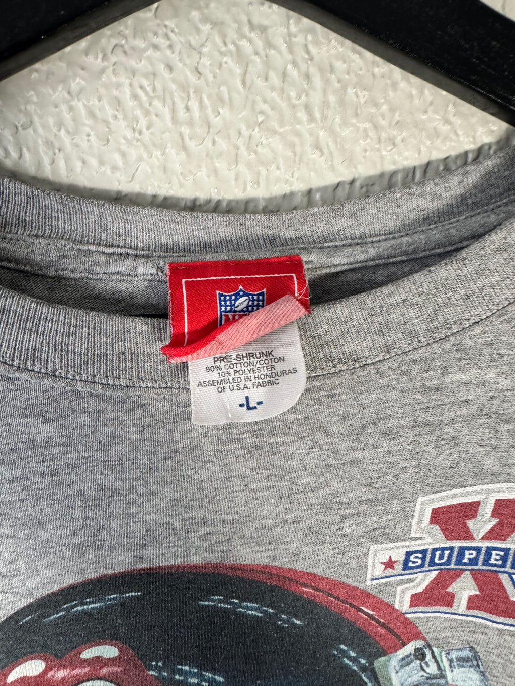 Rolling Stones 2005 NFL Super Bowl 40 Size Large