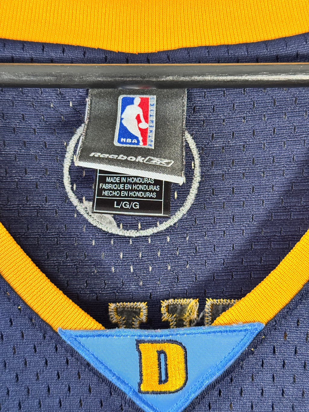 2011 Reebok Carmelo Anthony Alternate DENVER NUGGETS NBA Swingman JERSEY Size Large