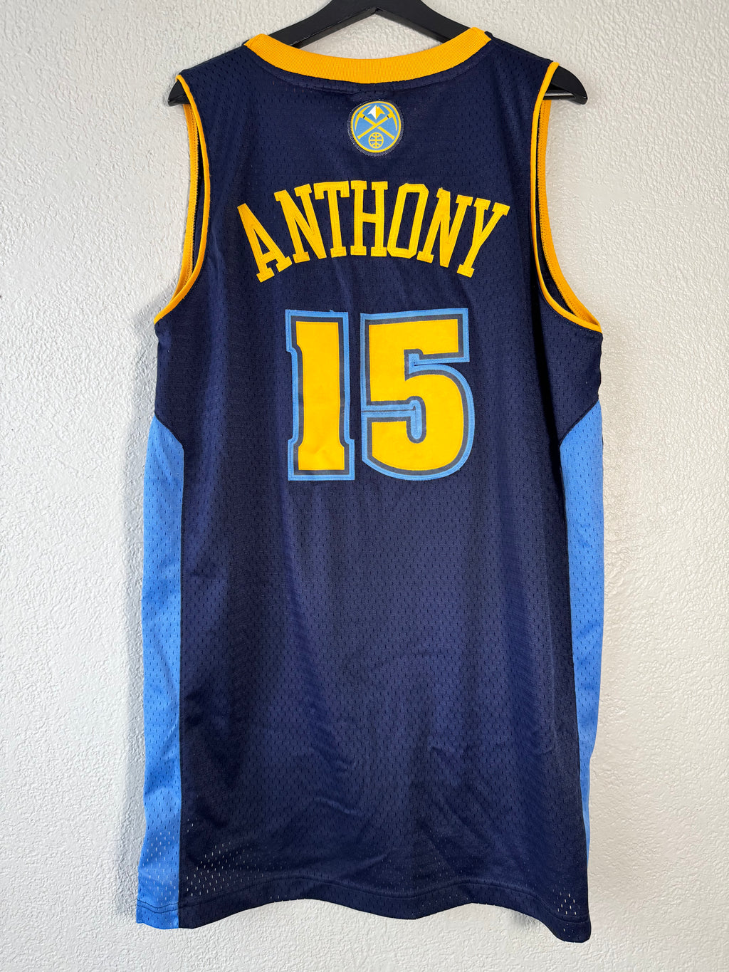 2011 Reebok Carmelo Anthony Alternate DENVER NUGGETS NBA Swingman JERSEY Size Large