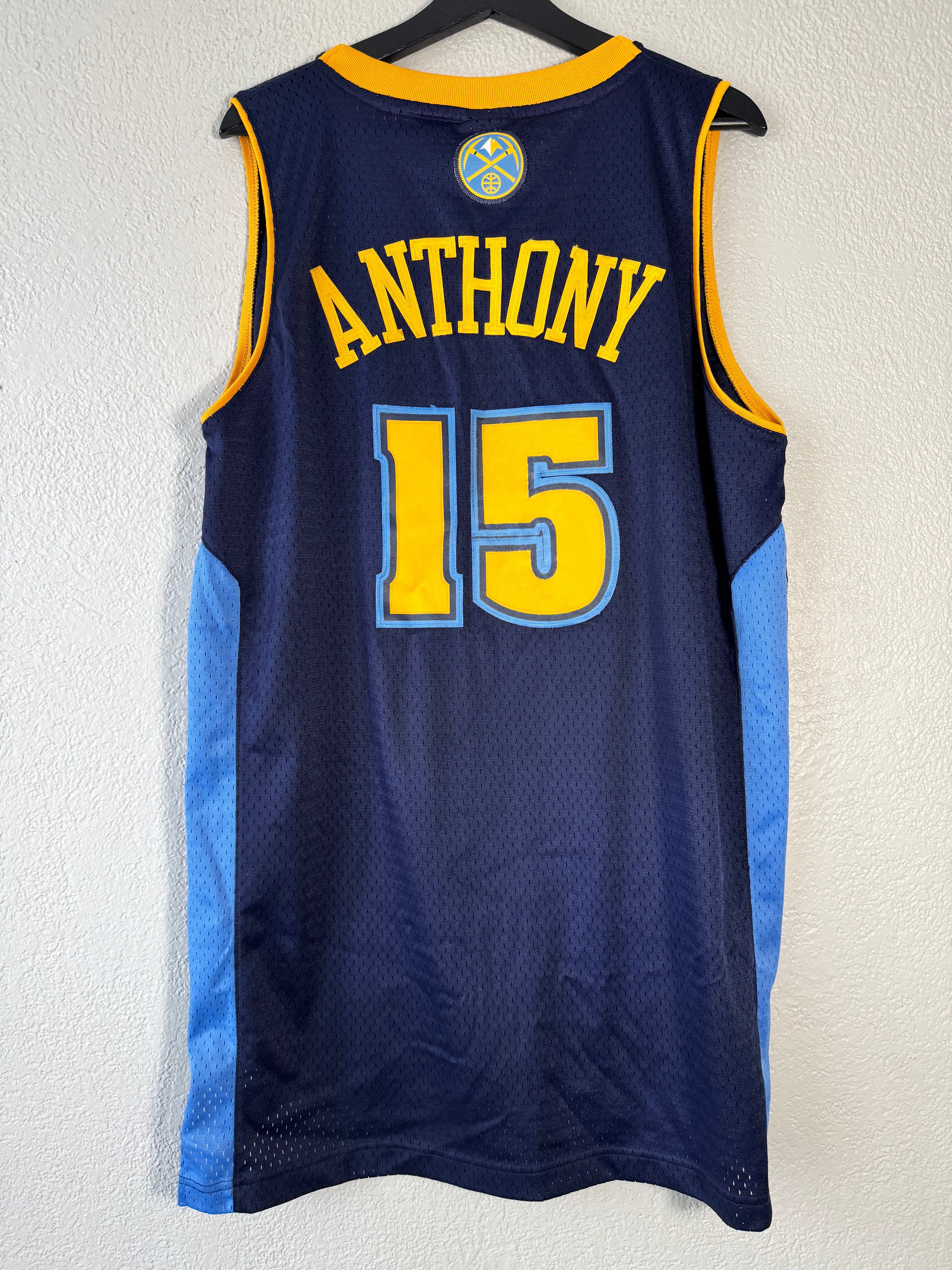2011 Reebok Carmelo Anthony Alternate DENVER NUGGETS NBA Swingman JERSEY Size Large