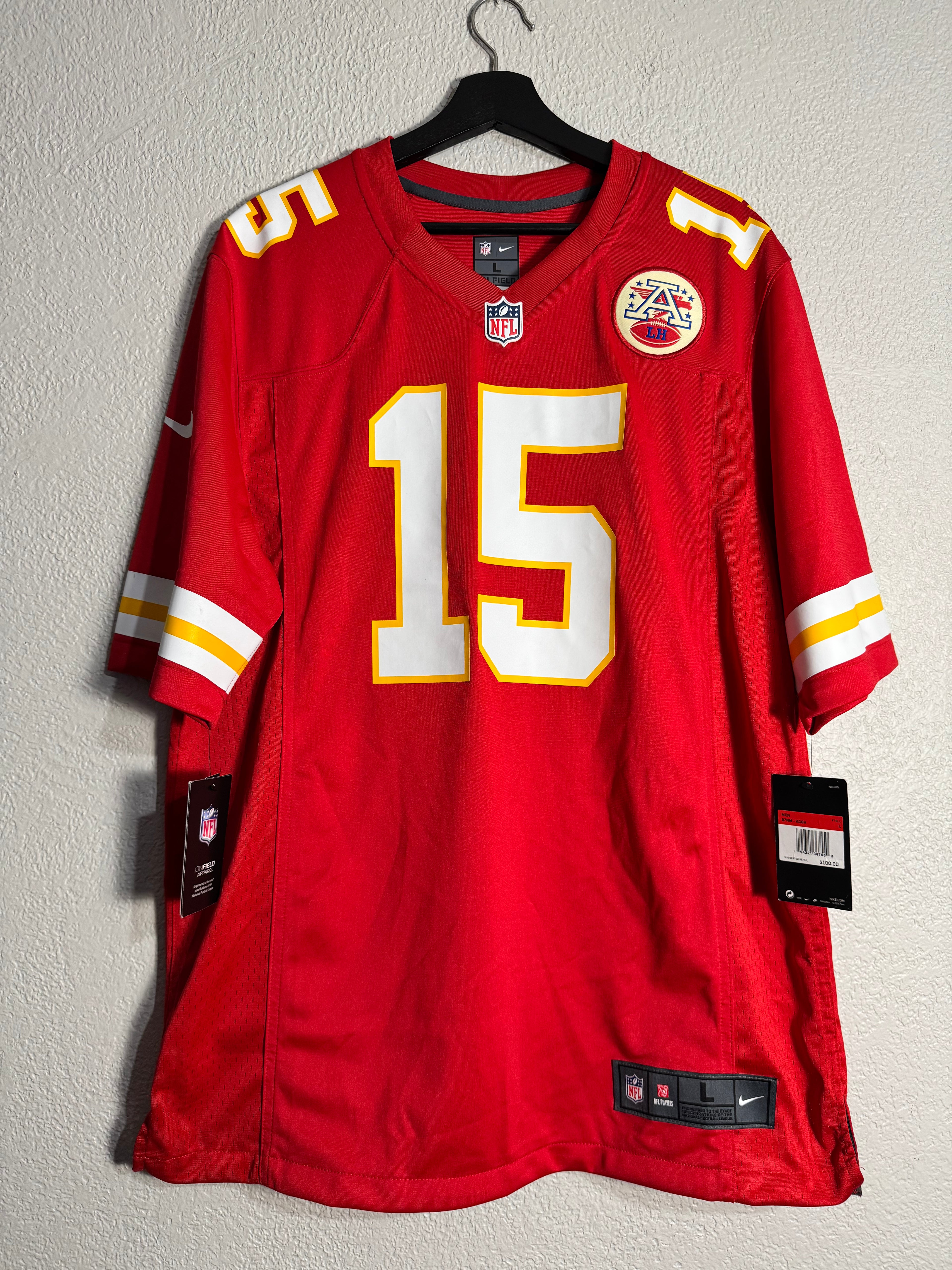 (NEW) Patrick Mahomes Kansas City Chiefs Nike Jersey Size Large