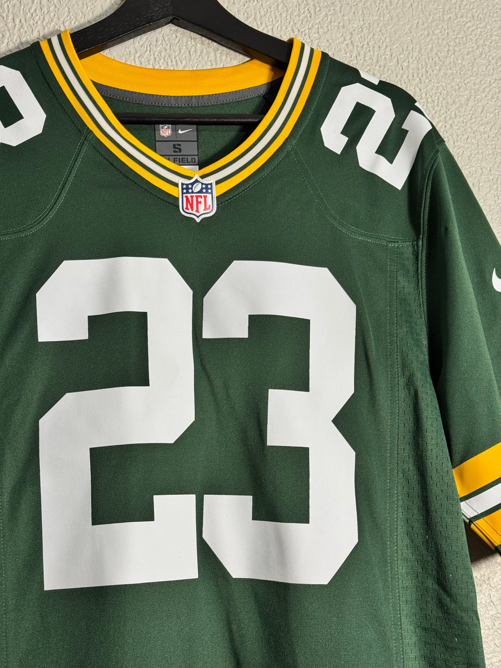 Nike Jaire Alexander Green Bay Packers #23 Home Green Game Jersey Size Small