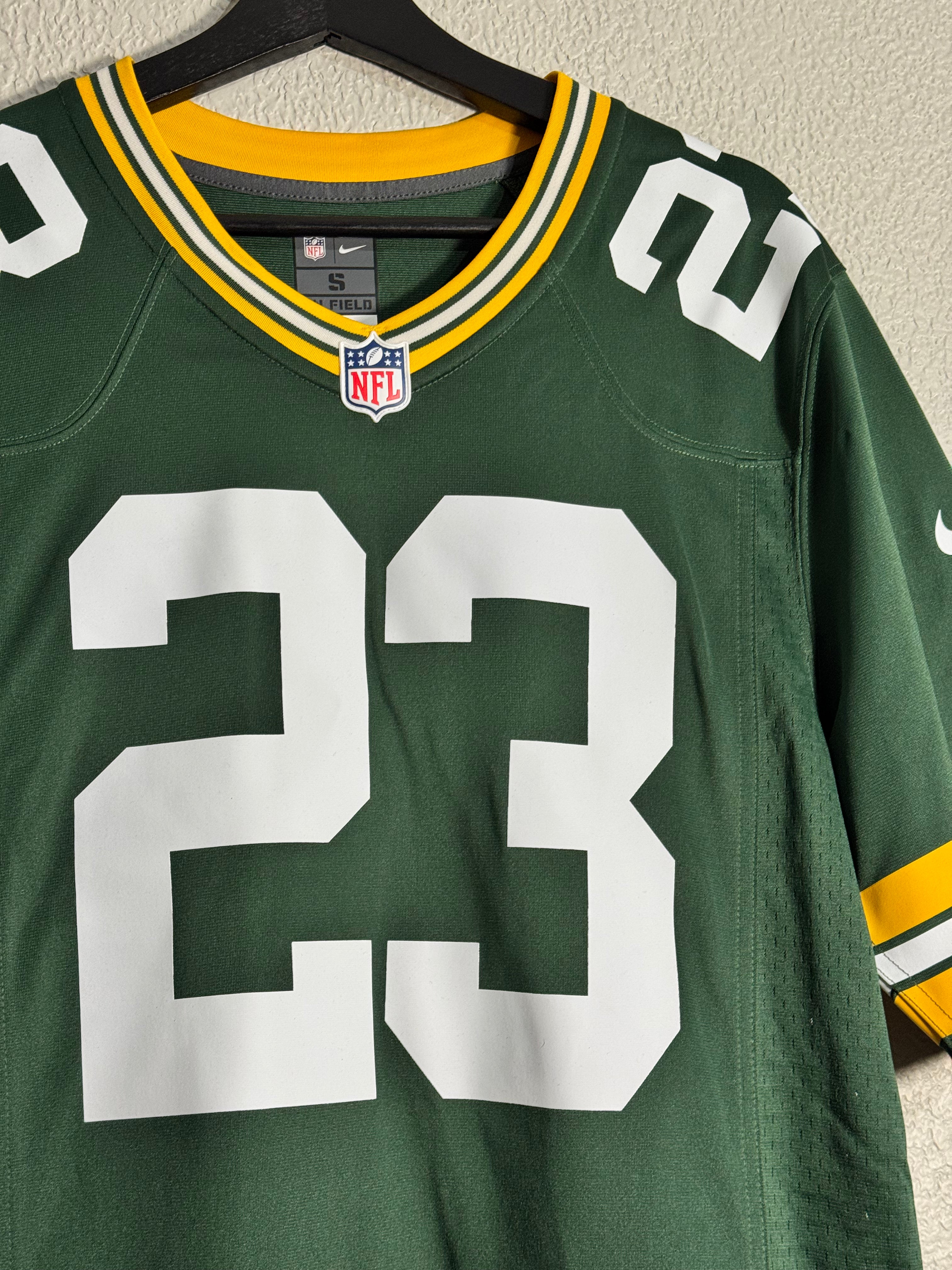 Nike Jaire Alexander Green Bay Packers #23 Home Green Game Jersey Size Small