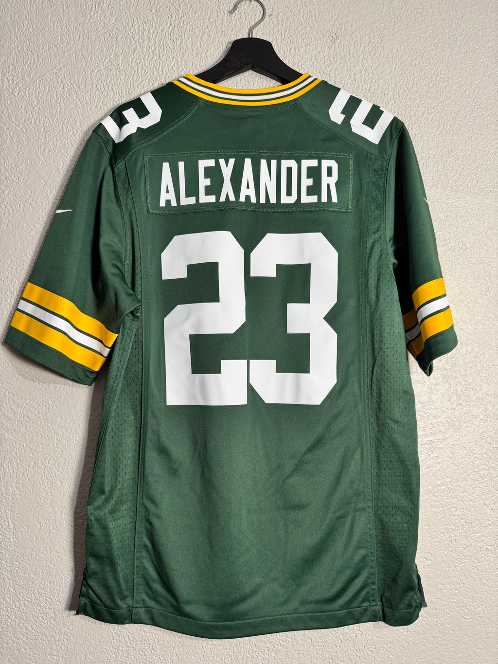 Nike Jaire Alexander Green Bay Packers #23 Home Green Game Jersey Size Small