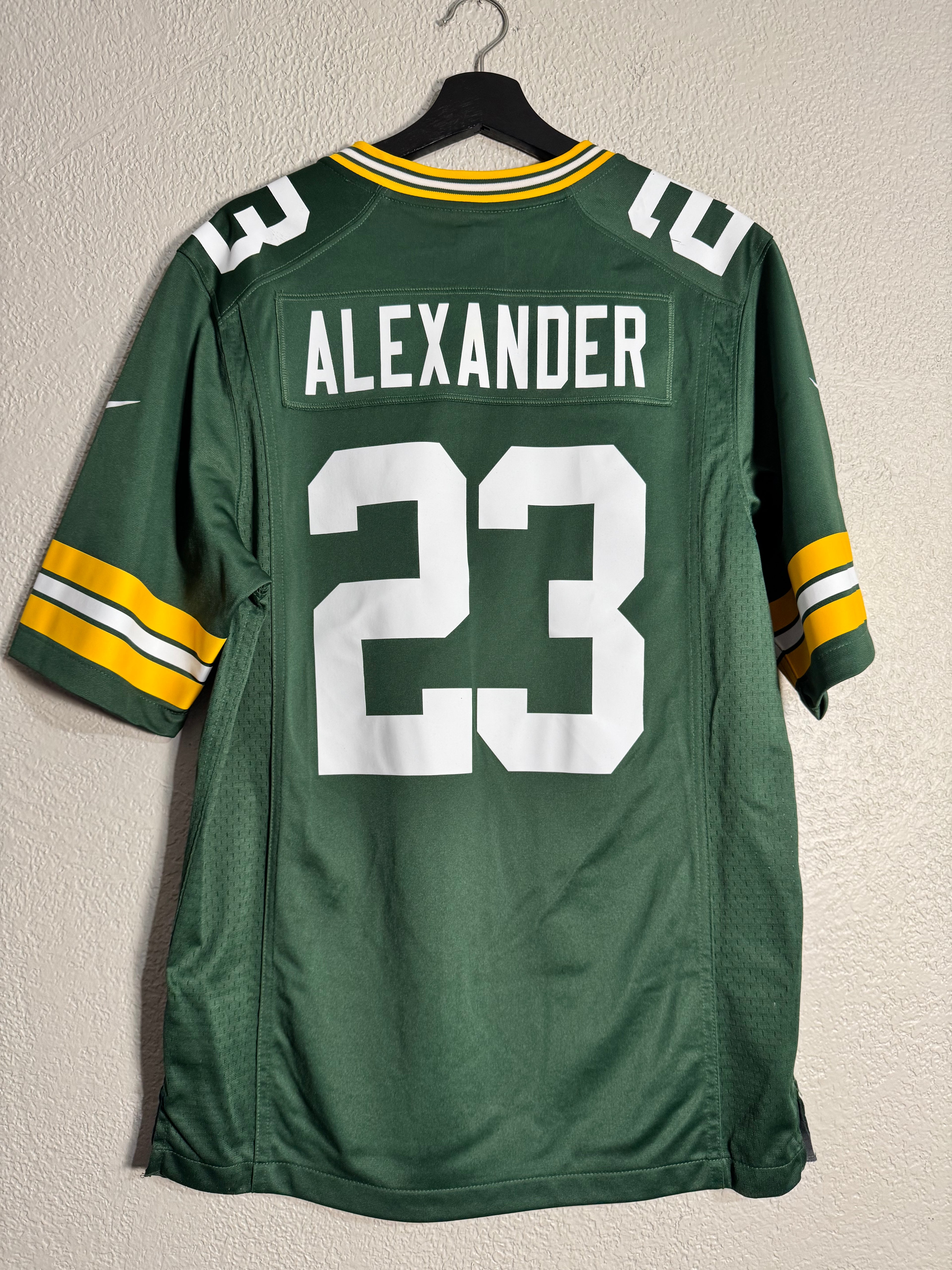 Nike Jaire Alexander Green Bay Packers #23 Home Green Game Jersey Size Small