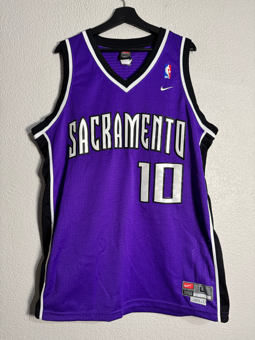 Vintage Nike Sacramento Kings Mike Bibby Size Large