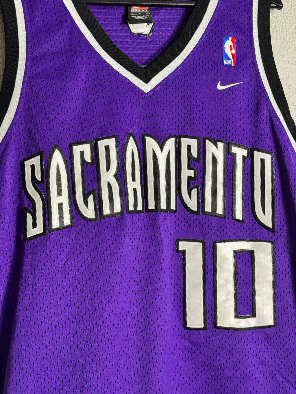 Vintage Nike Sacramento Kings Mike Bibby Size Large