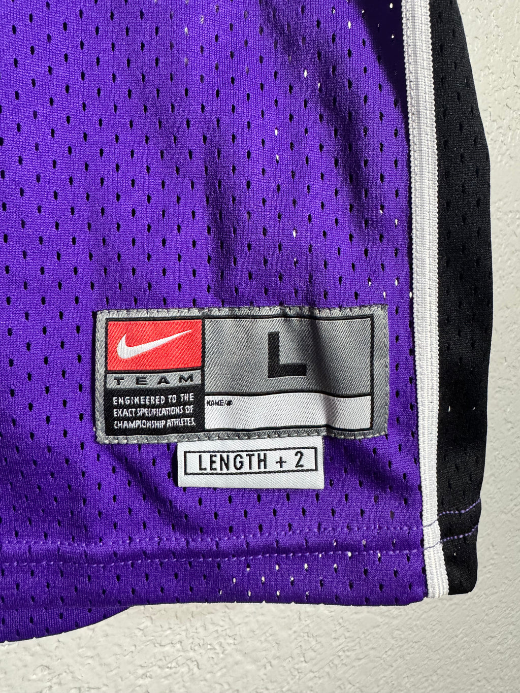 Vintage Nike Sacramento Kings Mike Bibby Size Large