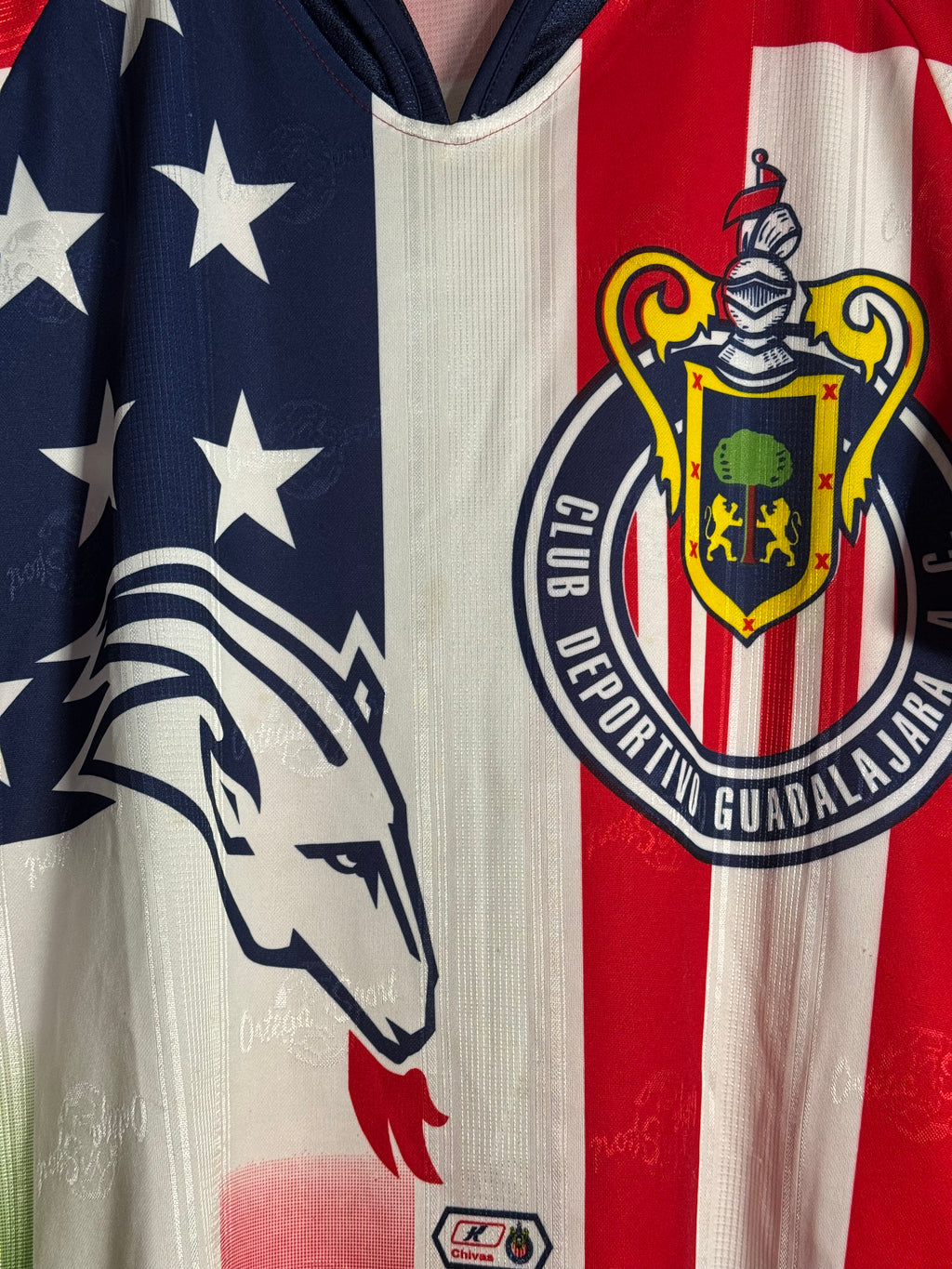 Vintage Mexican BOOTLEG Chivas Jersey Size Large