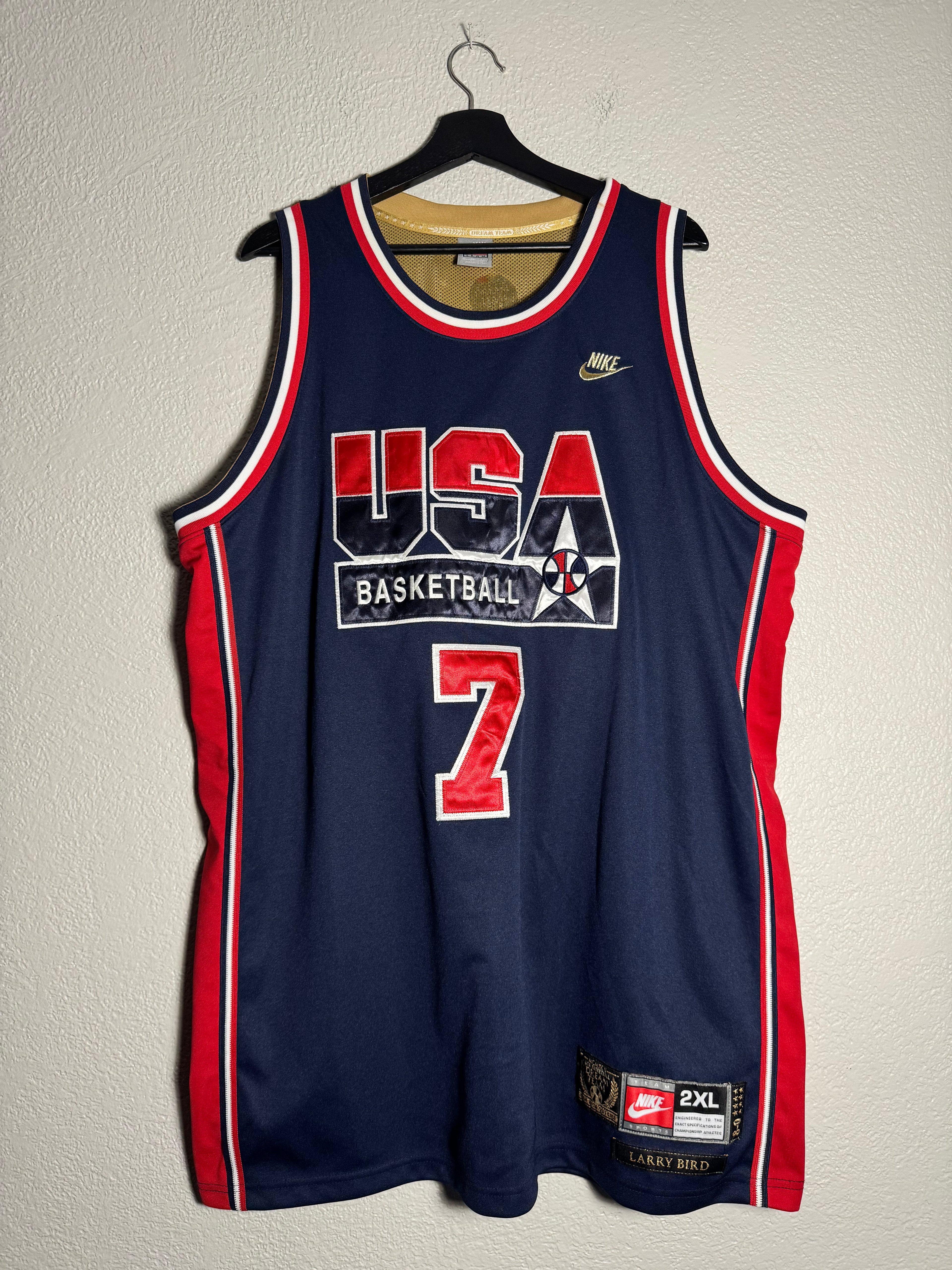 Nike Vintage Larry Bird Dream Team USA Size 2XL