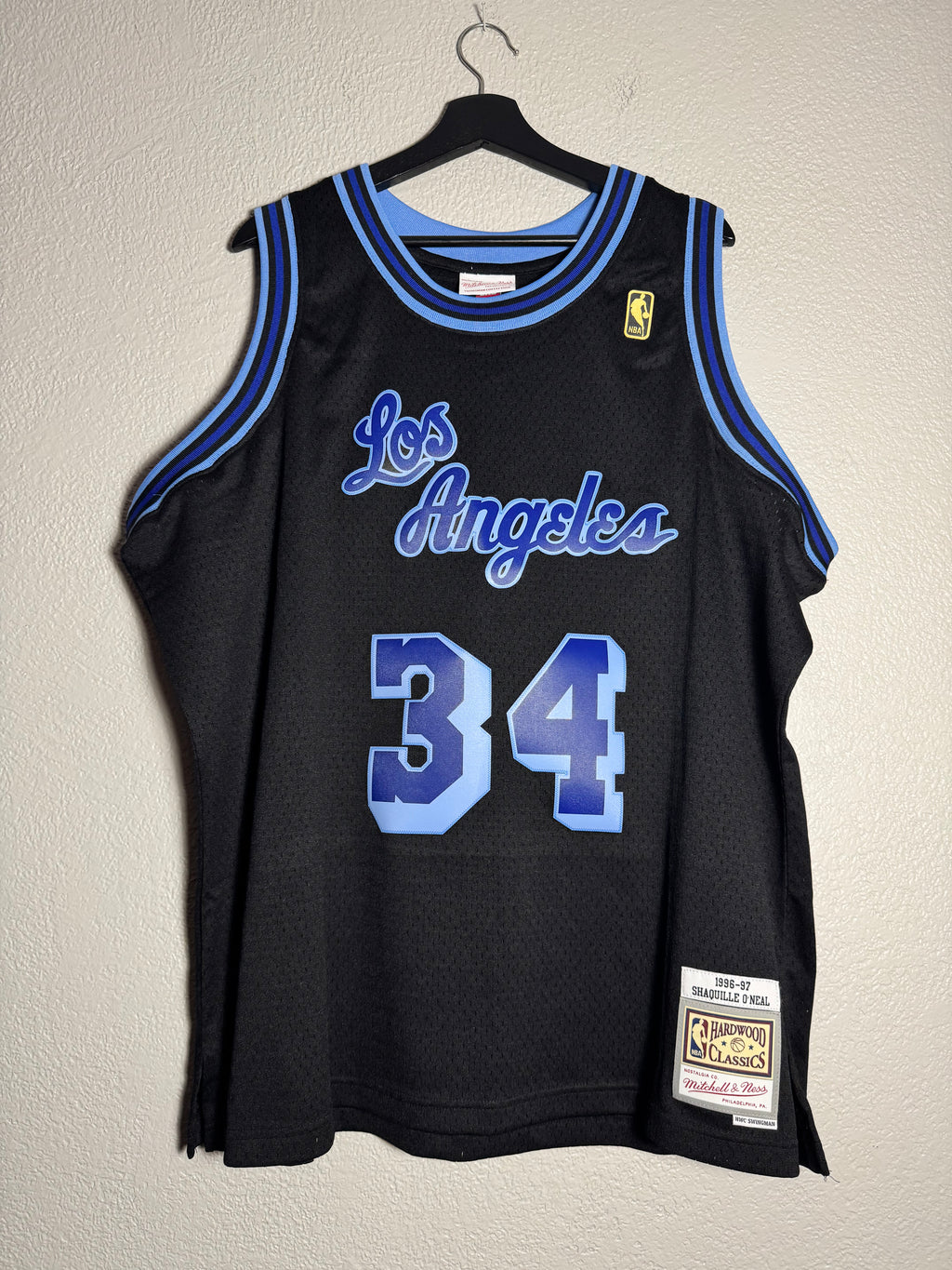 Los Angeles Lakers Shaquille O'Neal 1996-97 Mitchell Ness Swingman Jersey Size 2XL