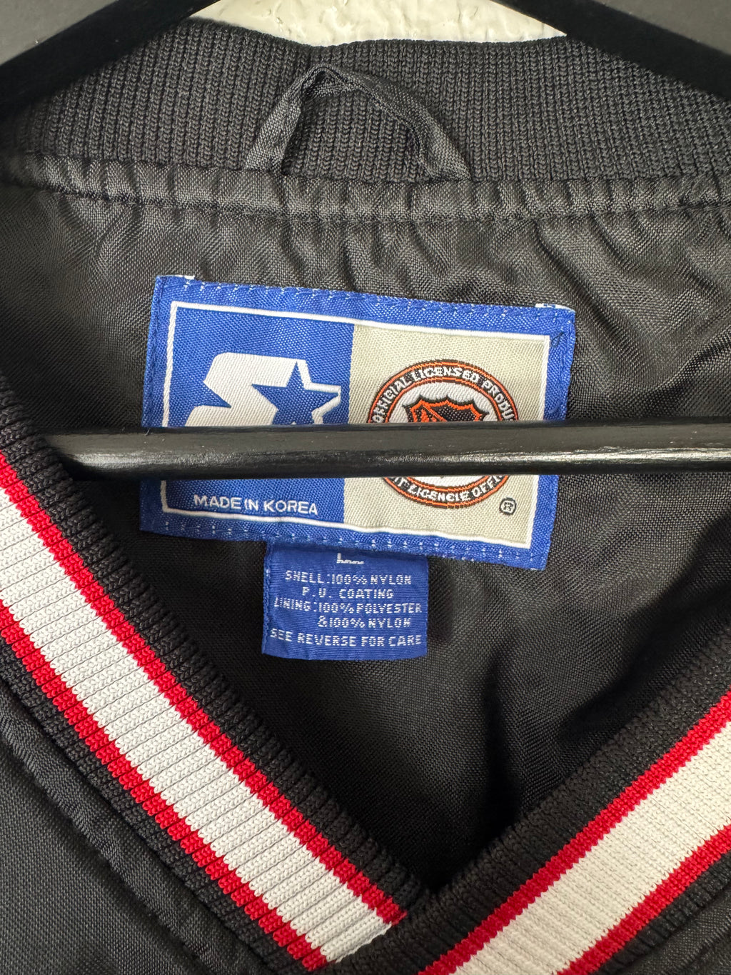 Vintage Starter Chicago Blackhawks Pullover Jacket Size Large