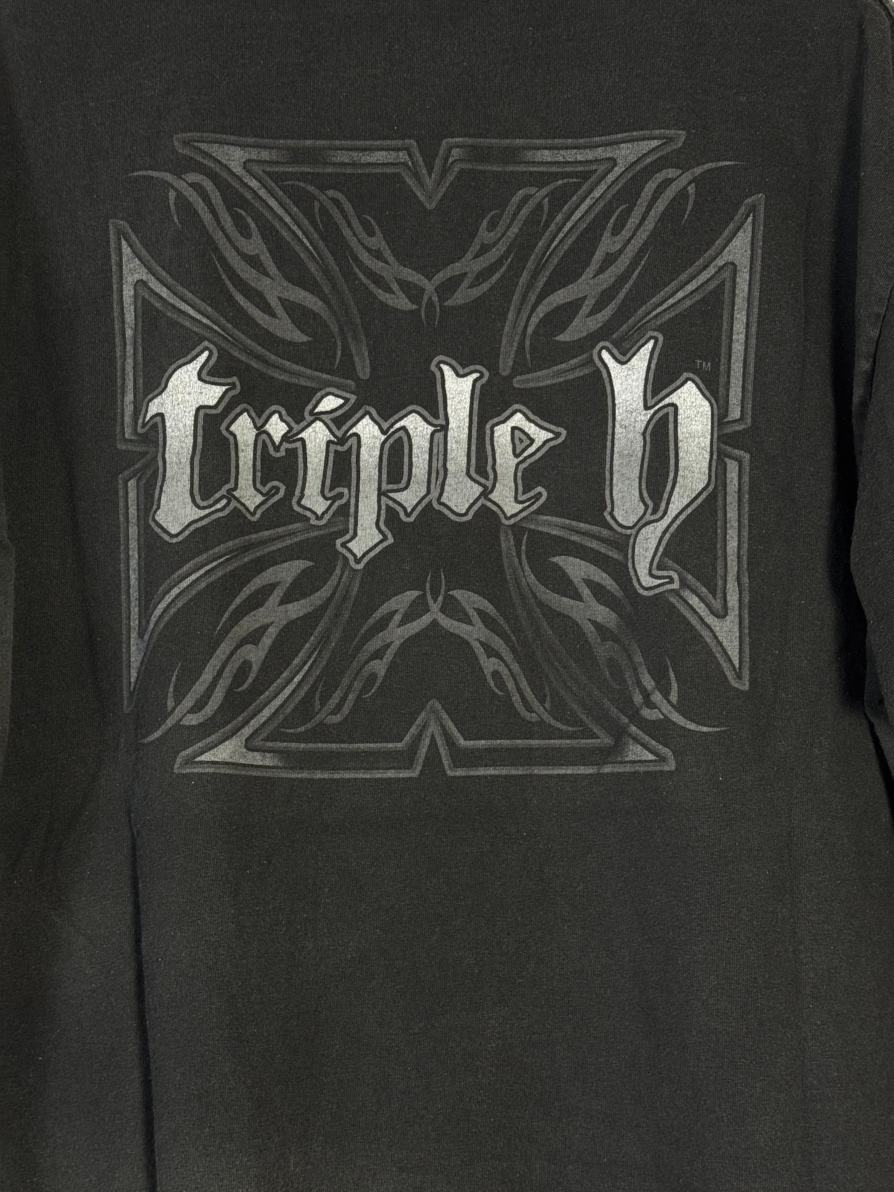 Vintage 2002 Triple H WWE HHH Wrestling Full Color T-Shirt Adult Size XL