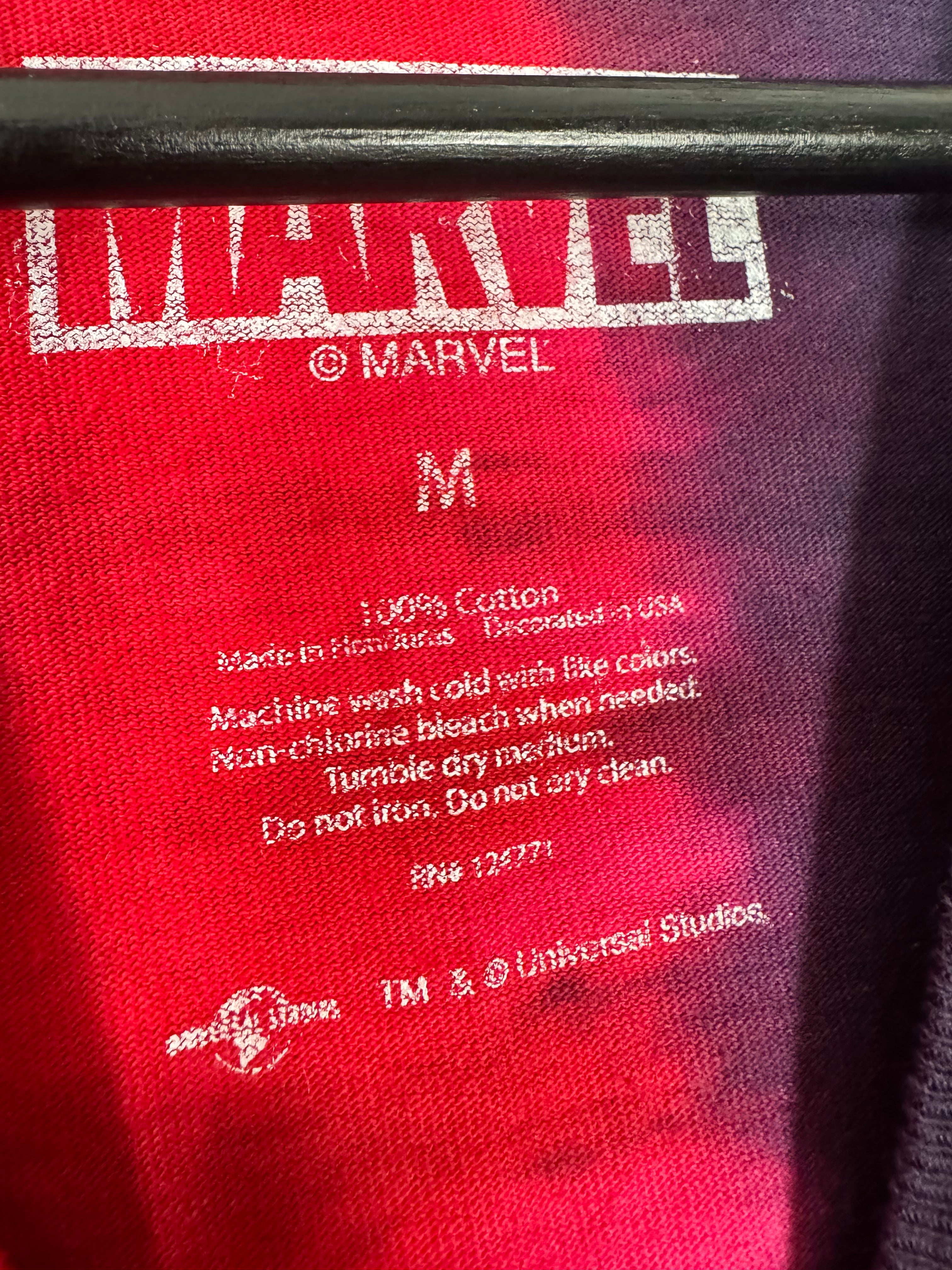 Marvel Spider-Man Venom Shirt Tie Dye Universal Studio Size M