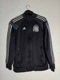 ARGENTINA WORLD CUP 2013-2014 ADIDAS SOCCER FULL ZIP BLACK JACKET SIZE SMALL