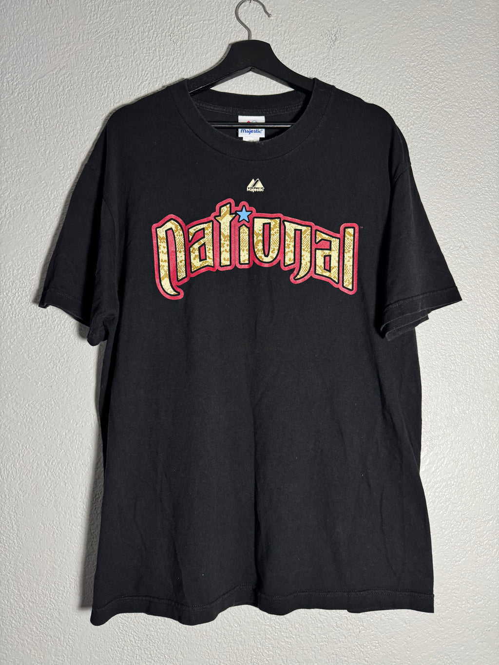 Majestic MLB 2011 All Star Game Castro National League Black Tee Size Large