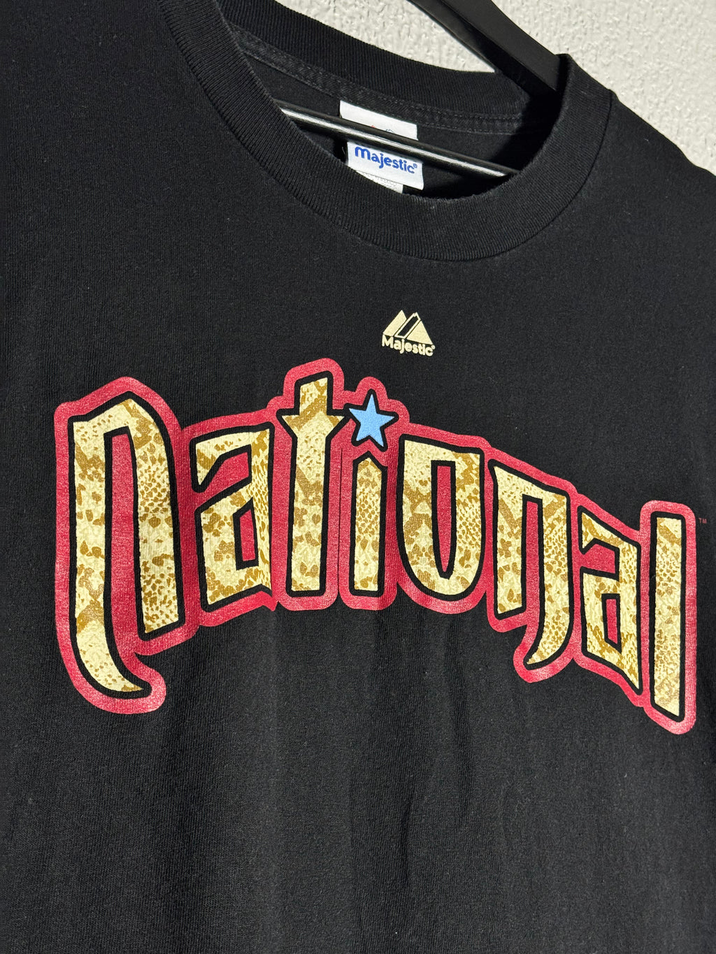 Majestic MLB 2011 All Star Game Castro National League Black Tee Size Large