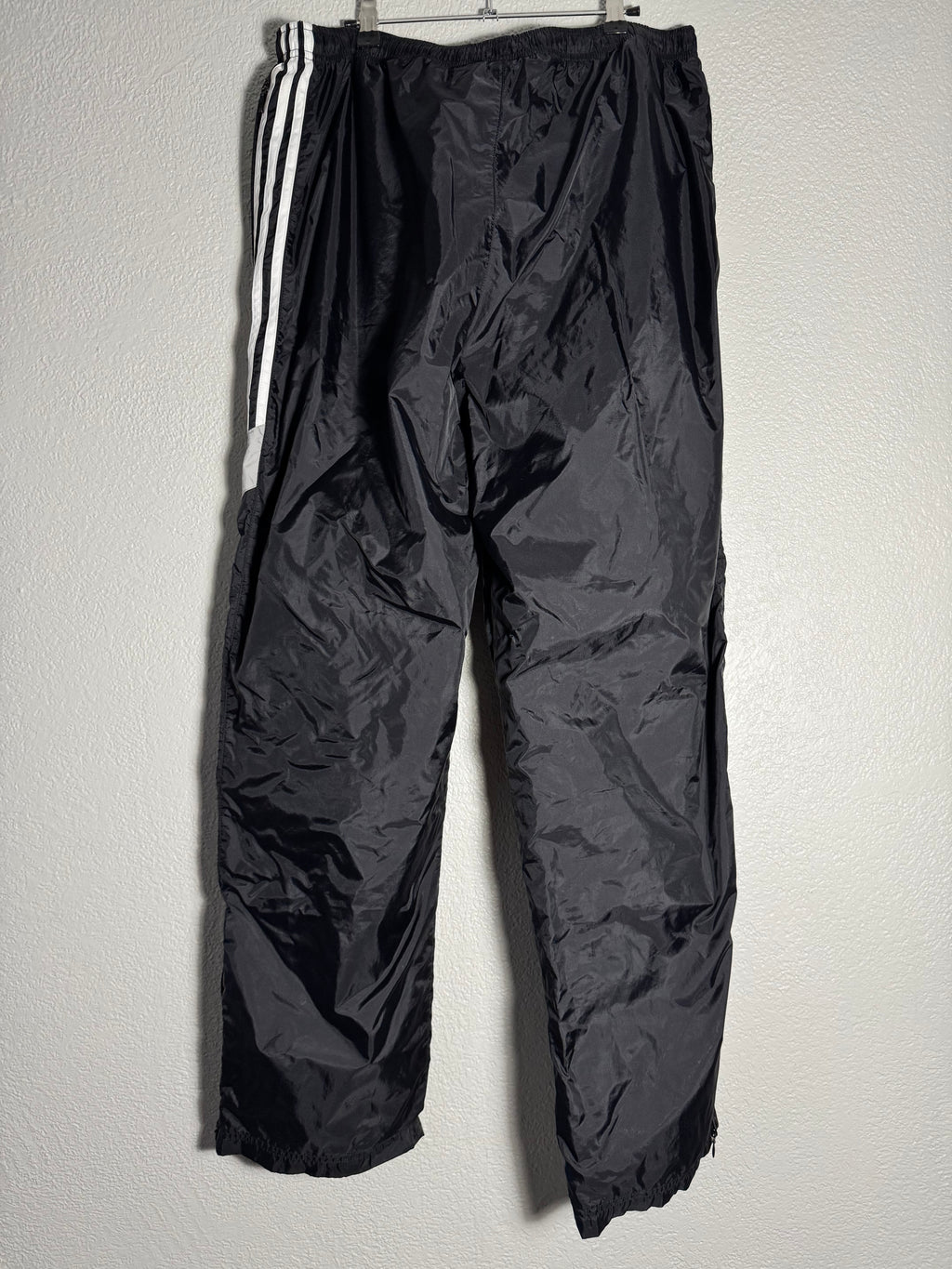 Vintage Y2K Adidas Black Lined Warm Up Track Pants Size XL
