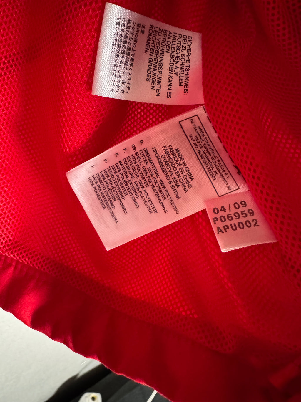 Vintage Adidas Liverpool Football Jacket Soccer Red Track Top Rare Hype Size Large