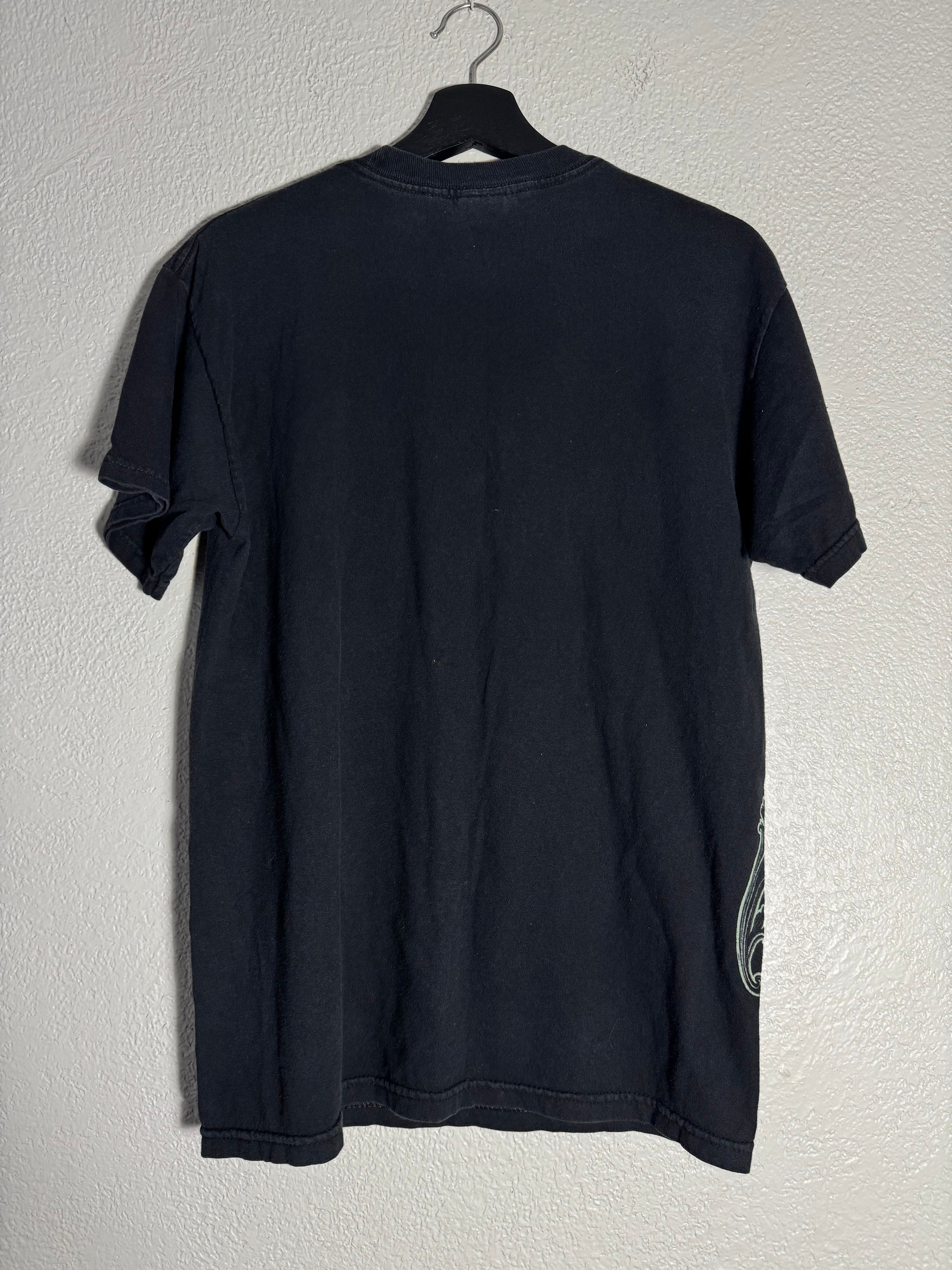 Vintage Y2K Benjamin Franklin Skull T-shirt Size Medium