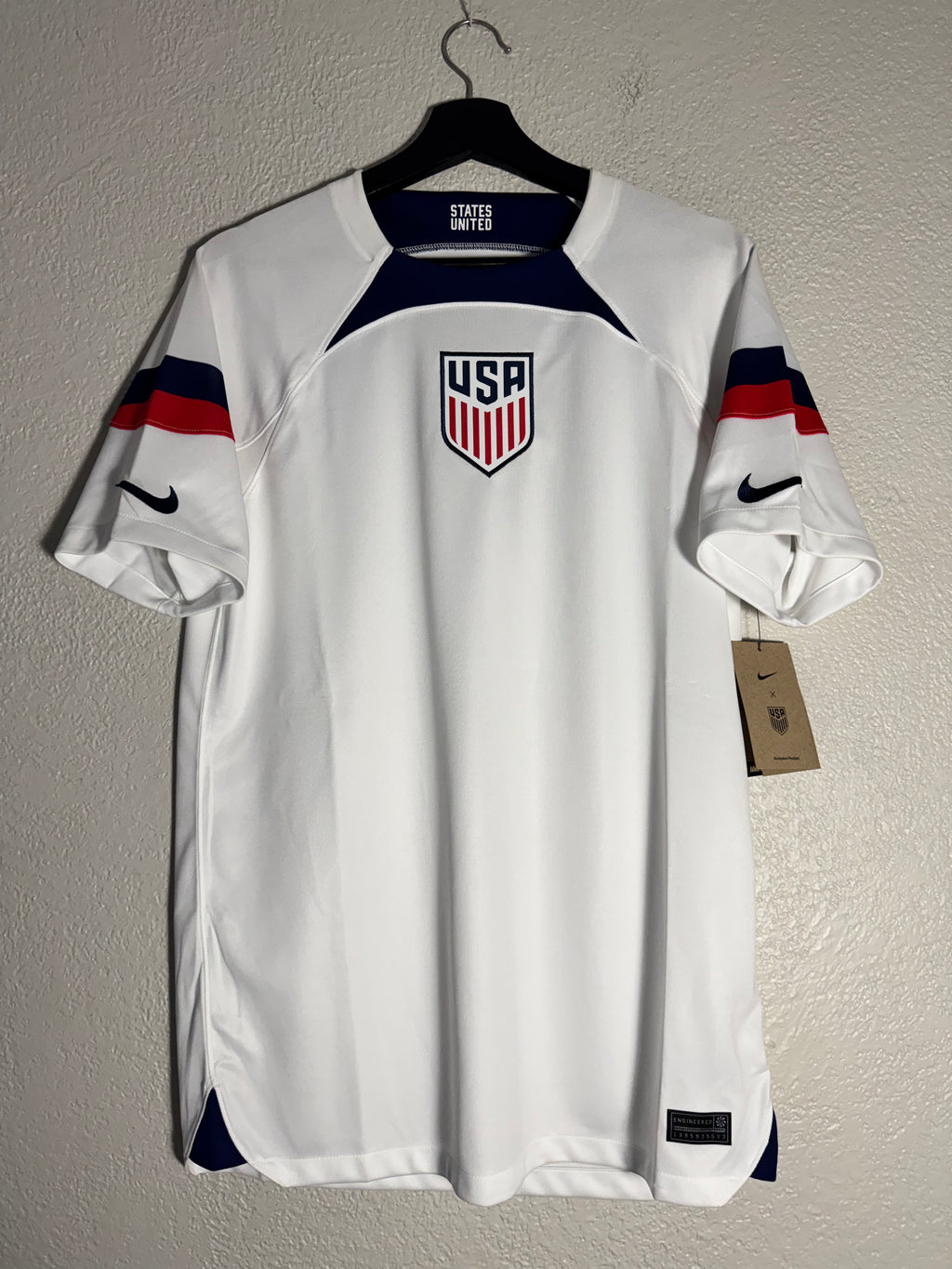 Nike Team USA USMNT Home White Soccer Jersey Size Medium