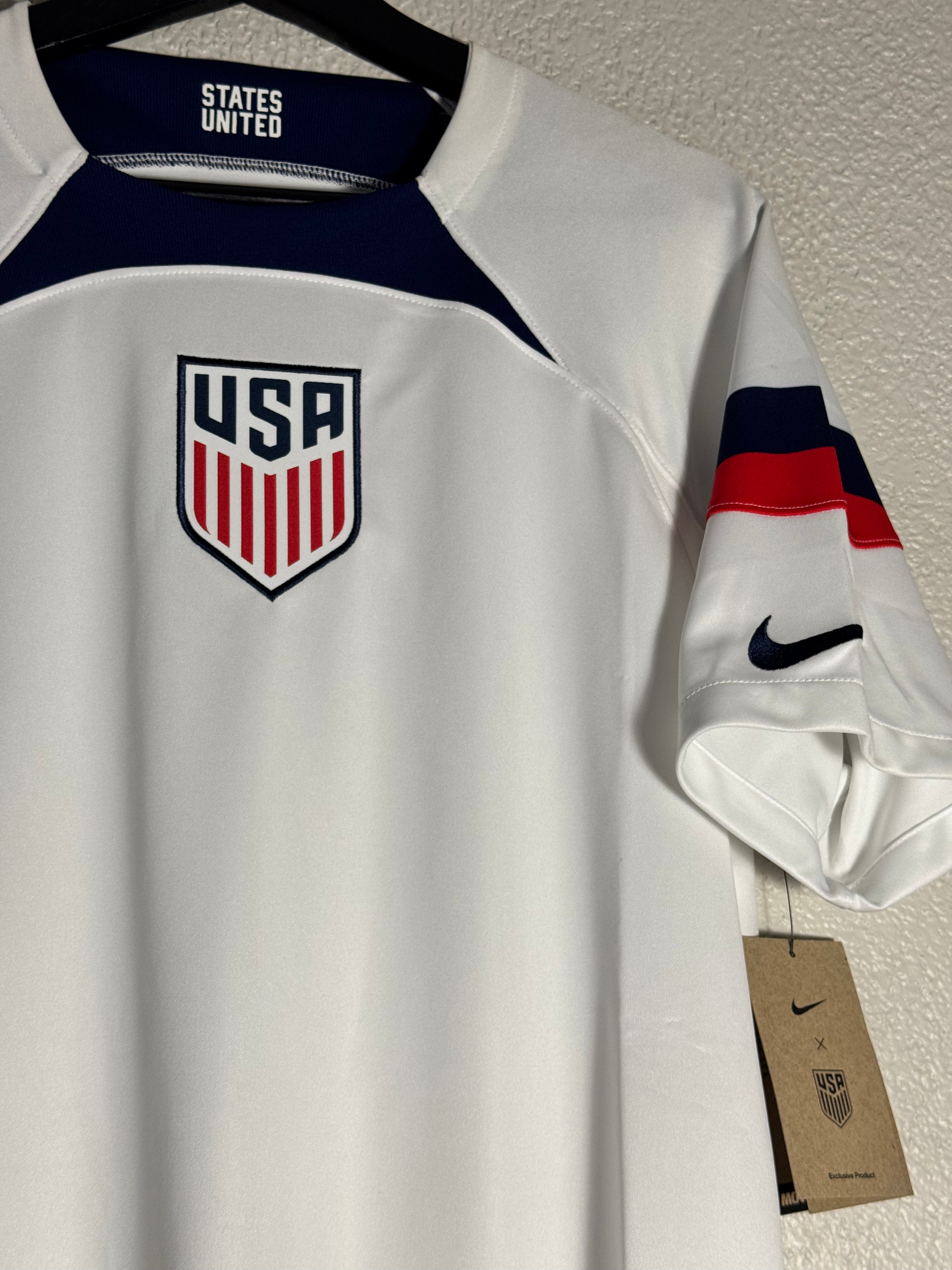 Nike Team USA USMNT Home White Soccer Jersey Size Medium