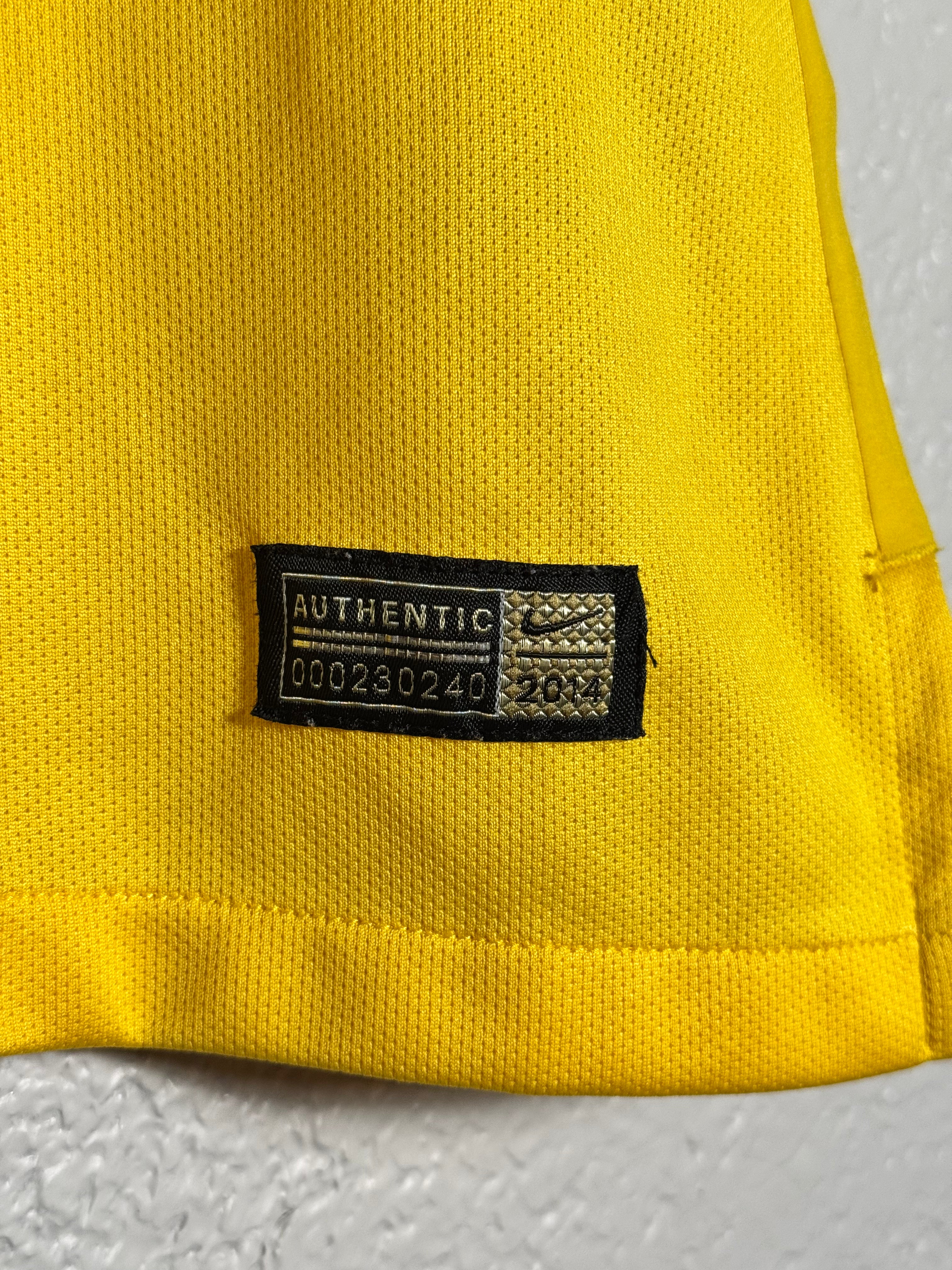 Nike Brazil 2014 Player Issue Jersey World Cup Size Large