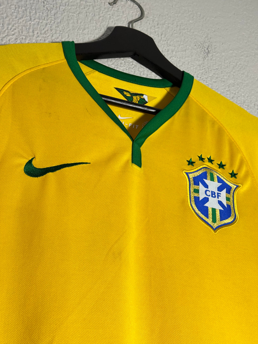 Nike Brazil 2014 Player Issue Jersey World Cup Size Large