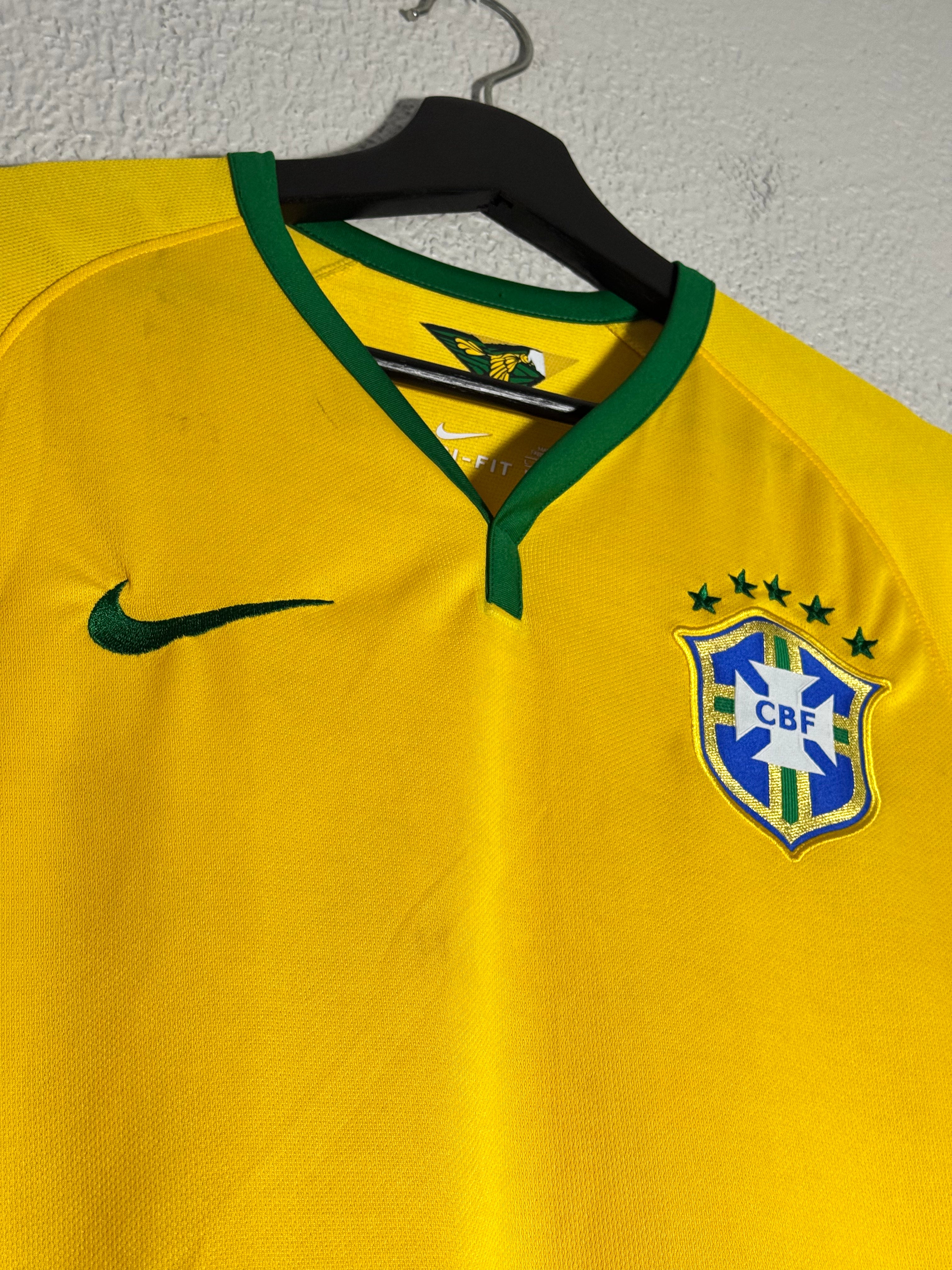 Nike Brazil 2014 Player Issue Jersey World Cup Size Large