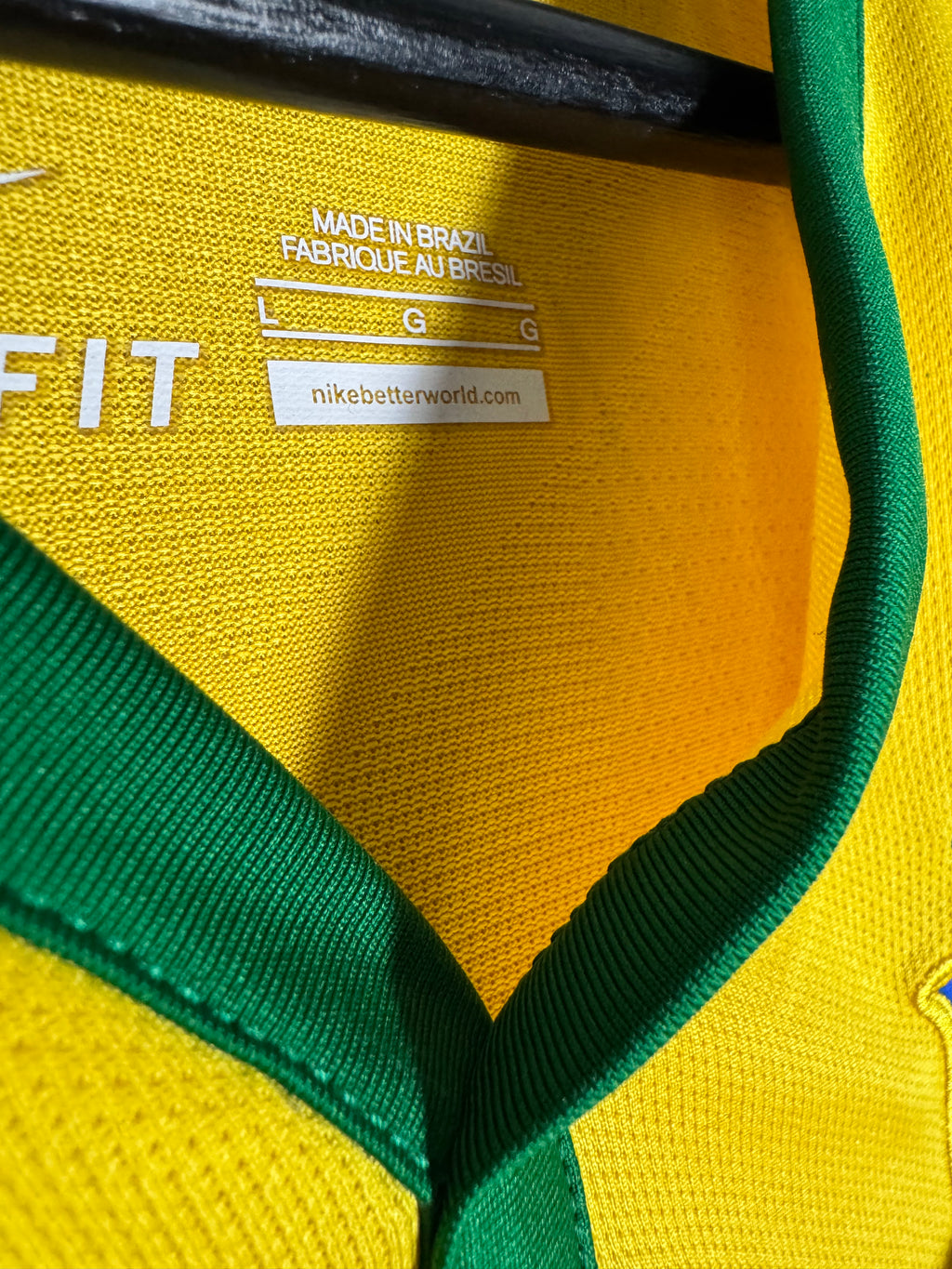 Nike Brazil 2014 Player Issue Jersey World Cup Size Large