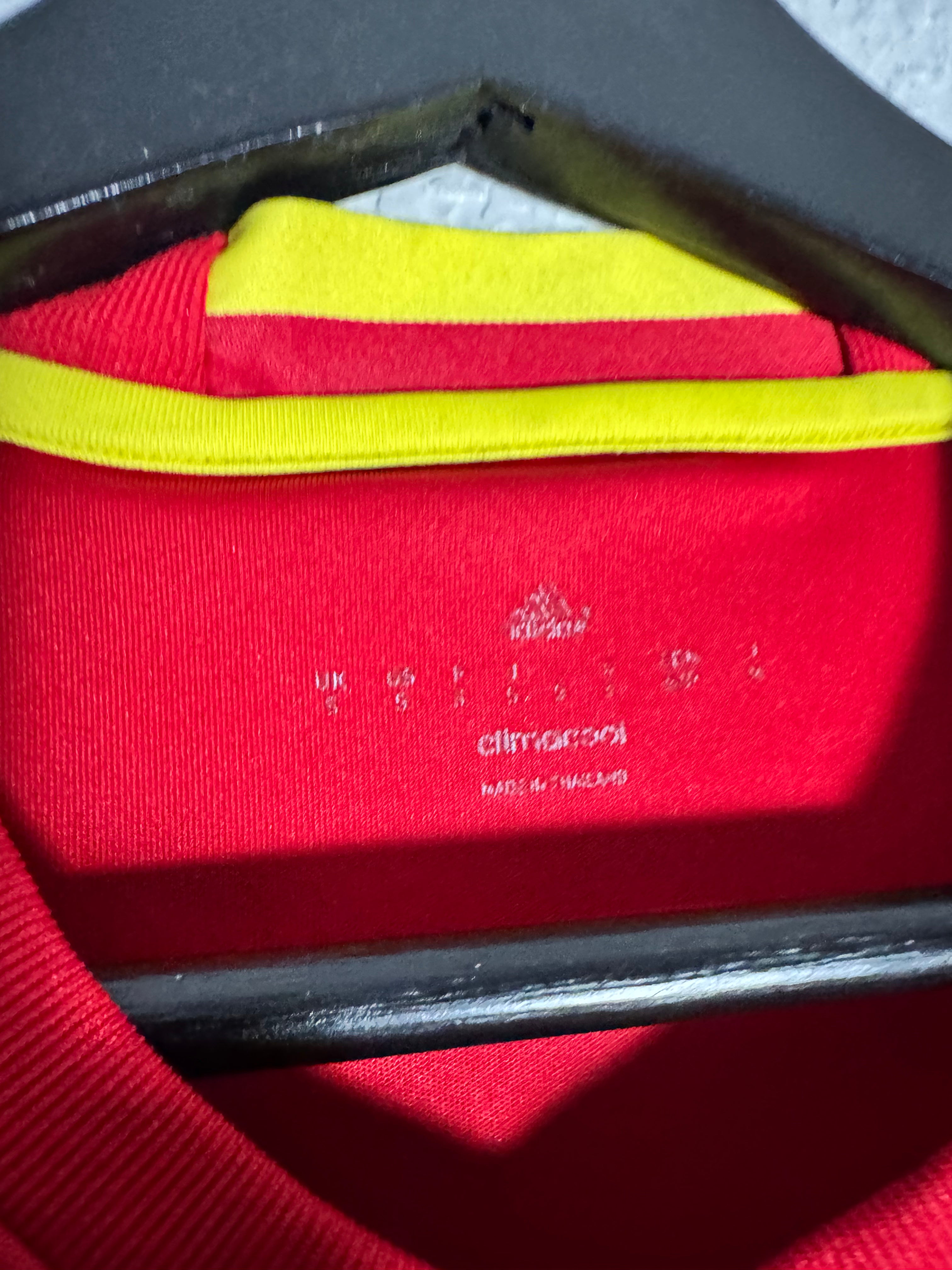 ADIDAS SPAIN 2015/16 NATIONAL TEAM HOME JERSEY SIZE SMALL