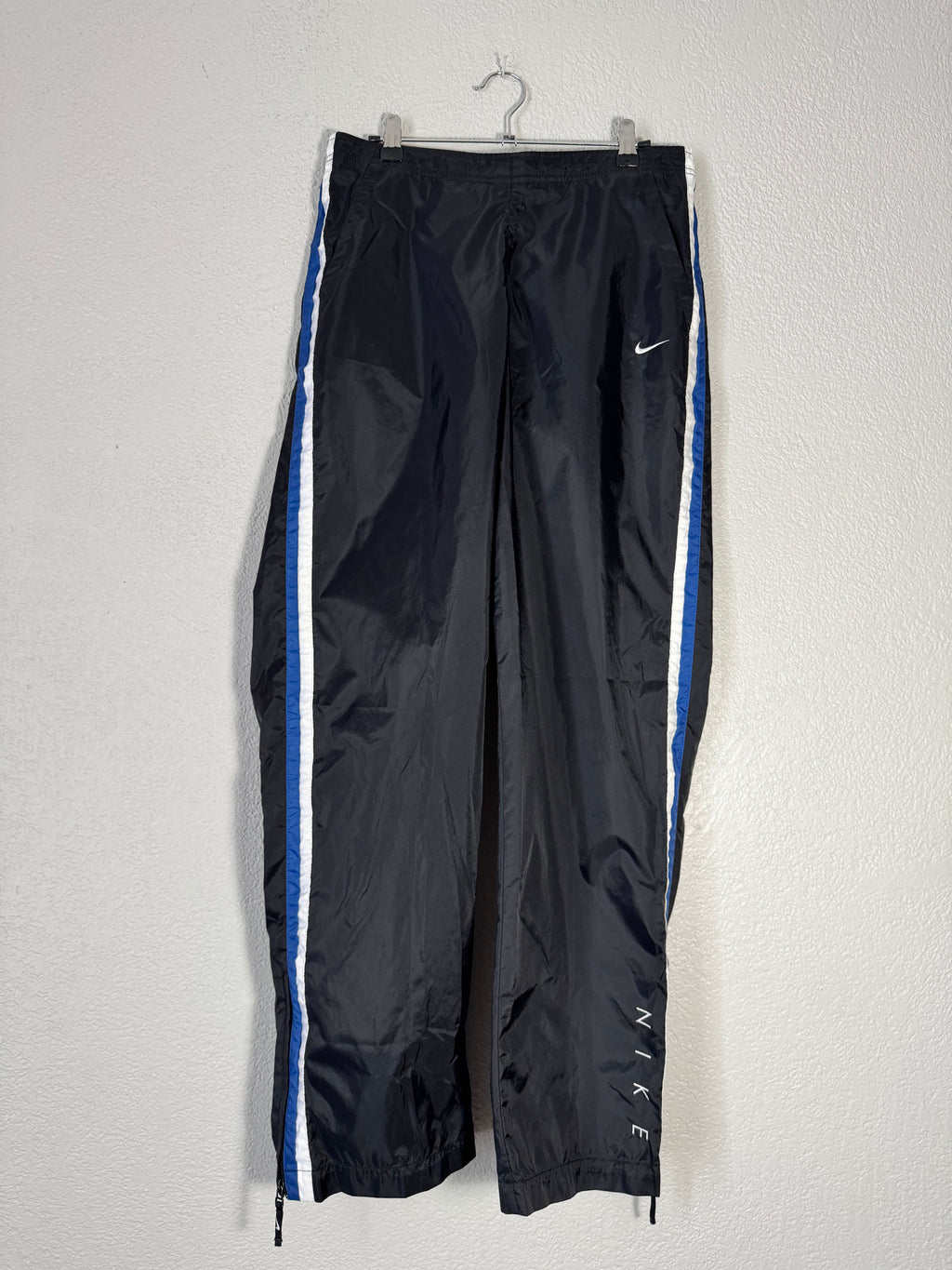 Vintage 90s Nike Black/Blue Track Pants Size M