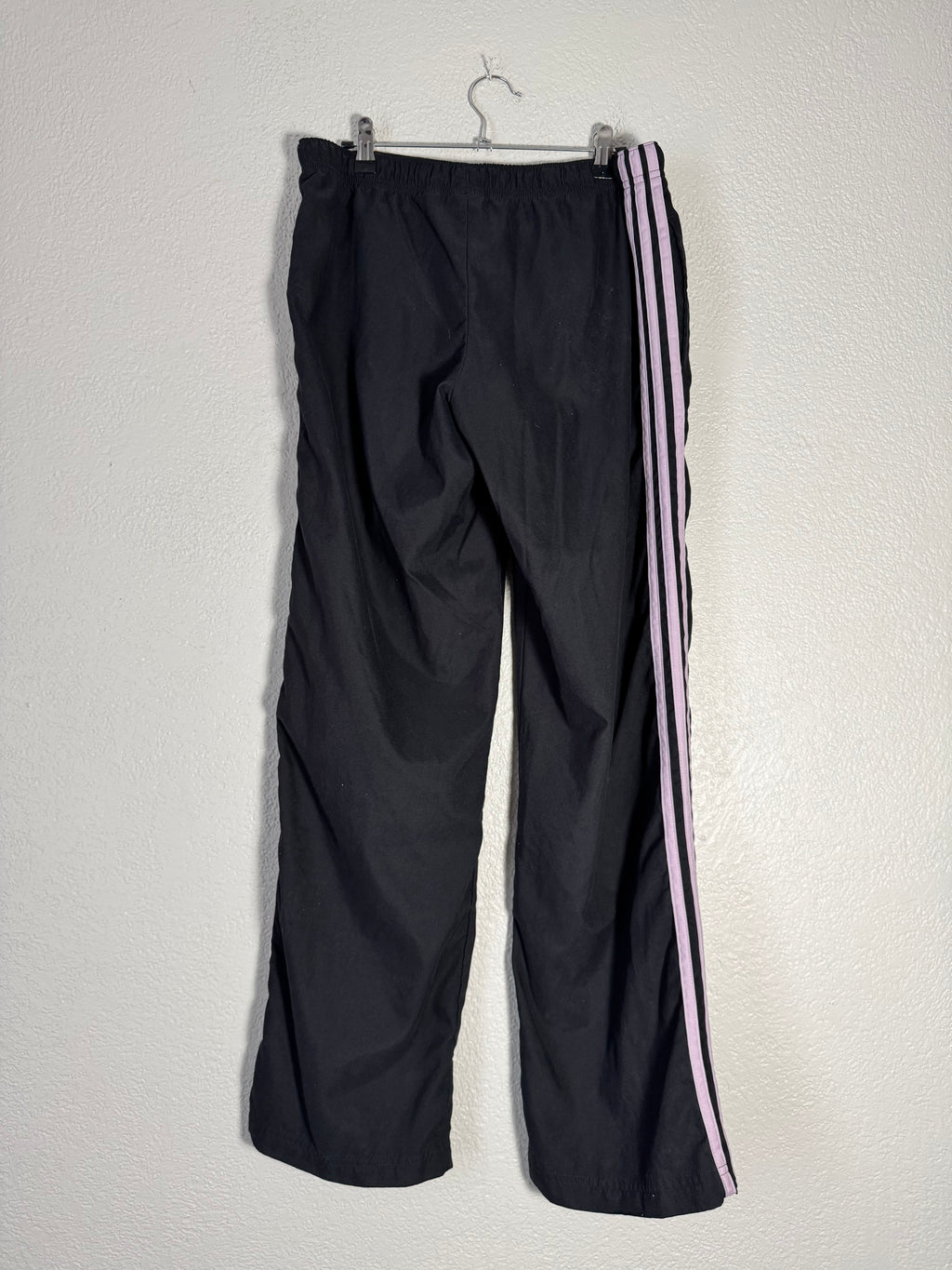 Vintage Y2K Adidas Black/Lavender Track Pants Size L
