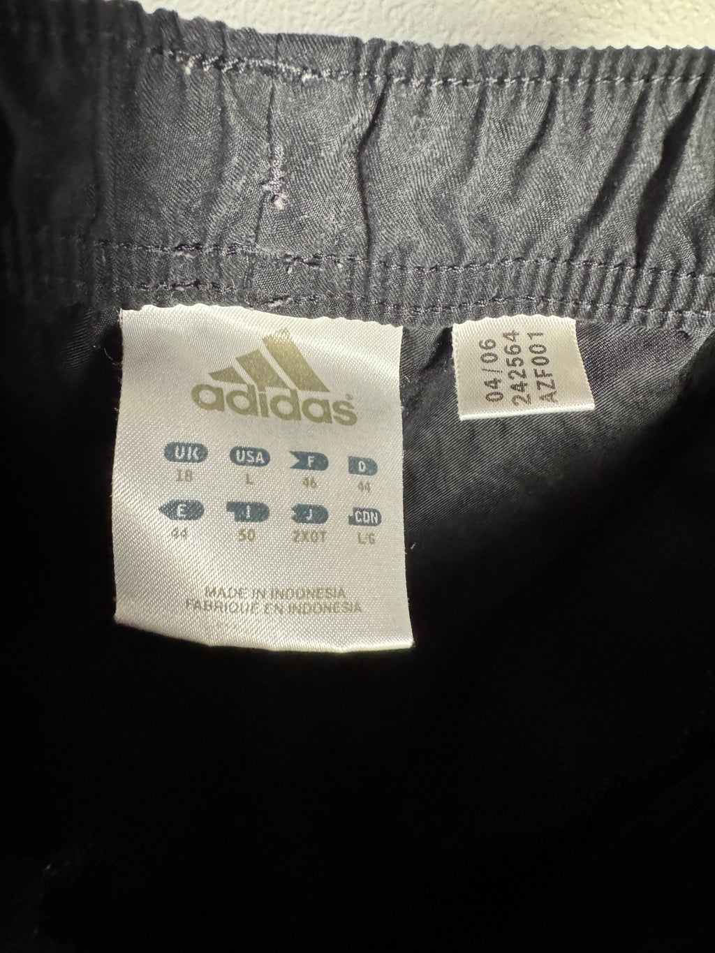 Vintage Y2K Adidas Black/Lavender Track Pants Size L
