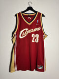Vintage Y2K Nike LeBron James Cleveland Cavaliers Jersey Size XXL