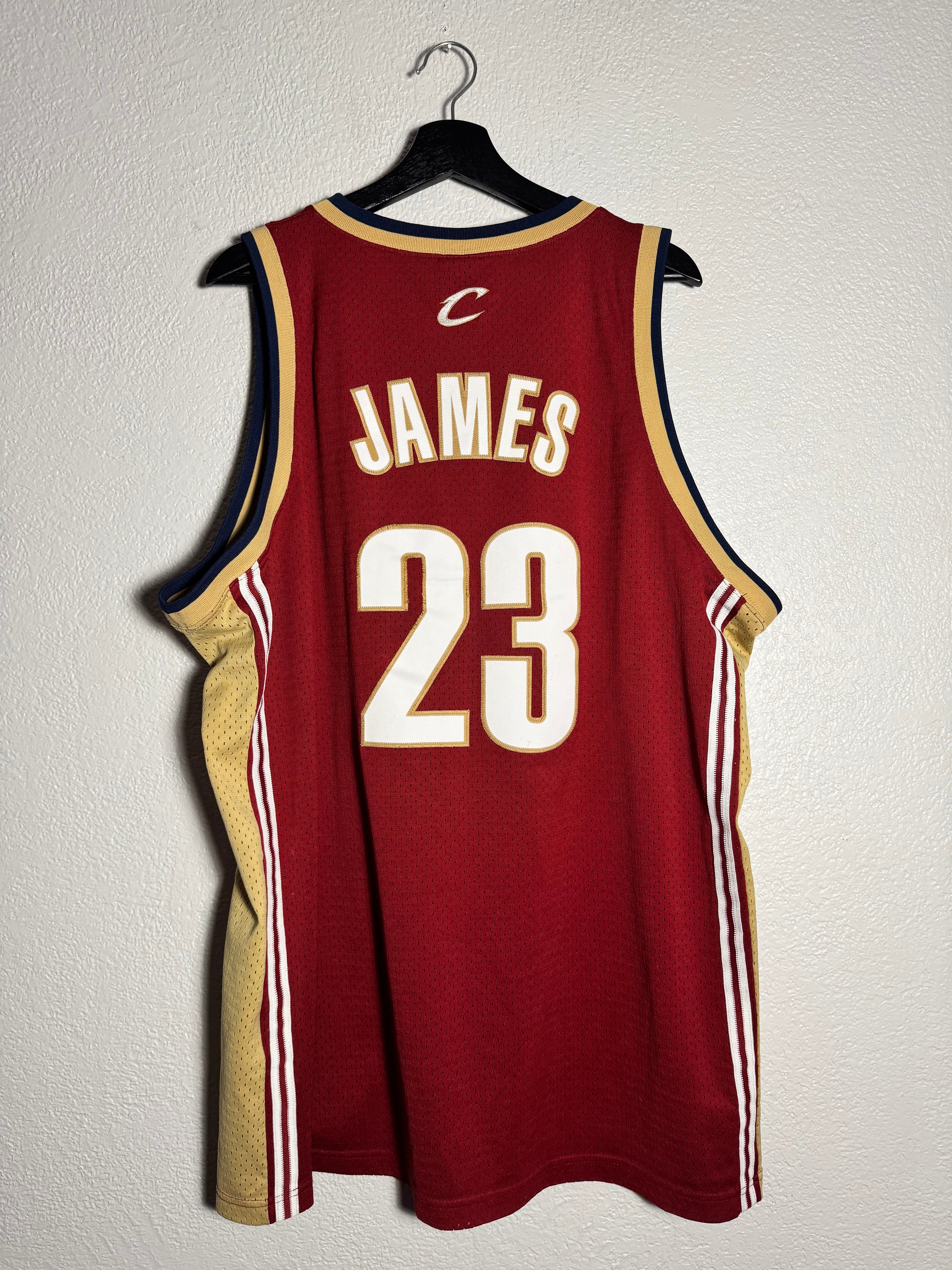 Vintage Y2K Nike LeBron James Cleveland Cavaliers Jersey Size XXL