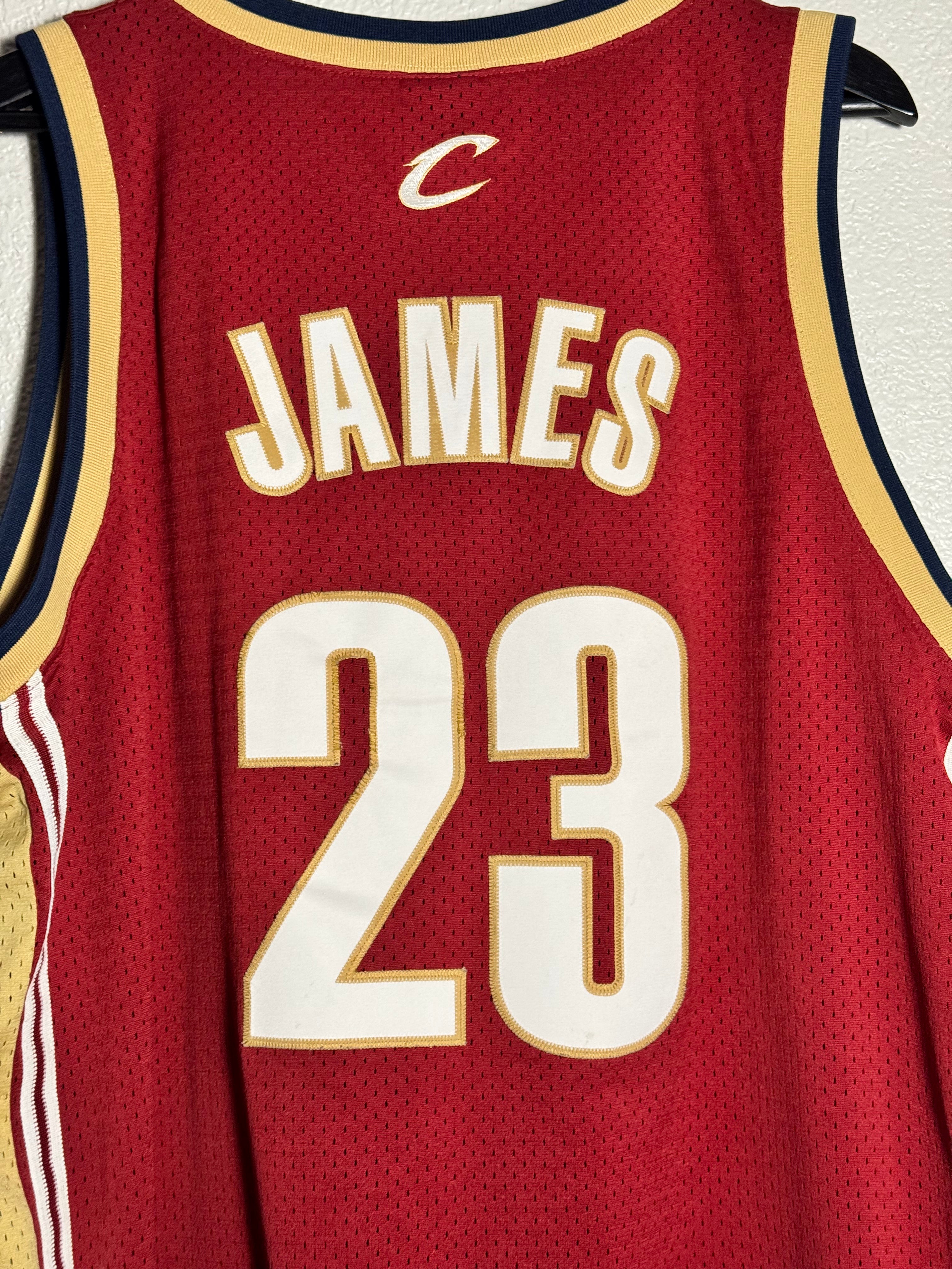 Vintage Y2K Nike LeBron James Cleveland Cavaliers Jersey Size XXL