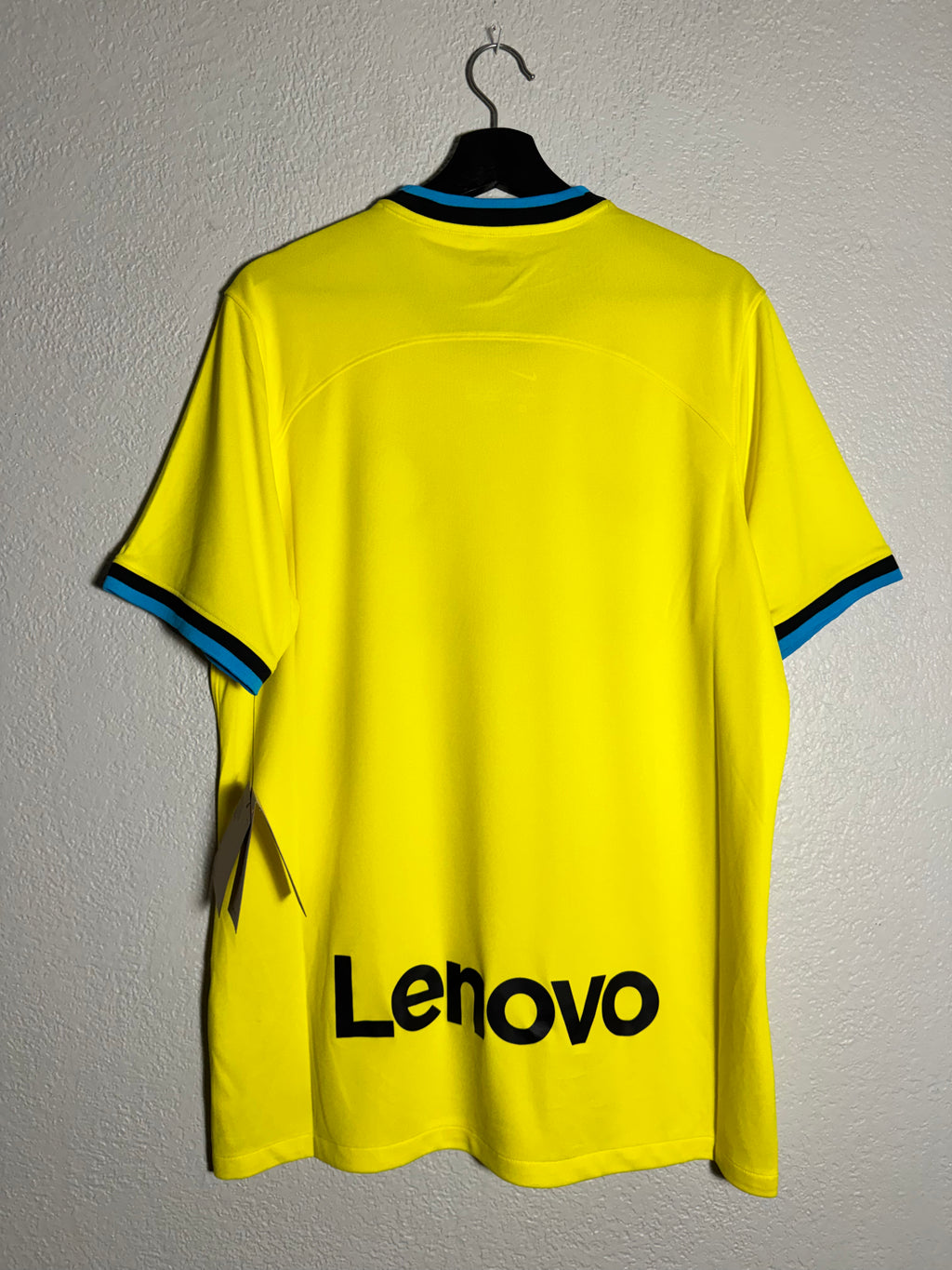 (NEW) Nike 2022/23 Yellow Inter Milan Third Jersey Yellow Size Large