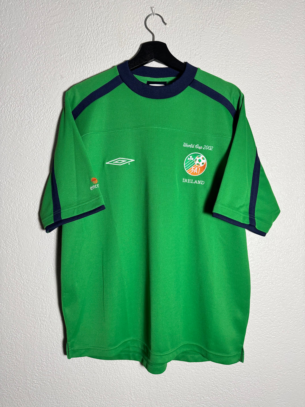 Umbro Ireland 2002/03 HOME Kit Soccer Jersey Large