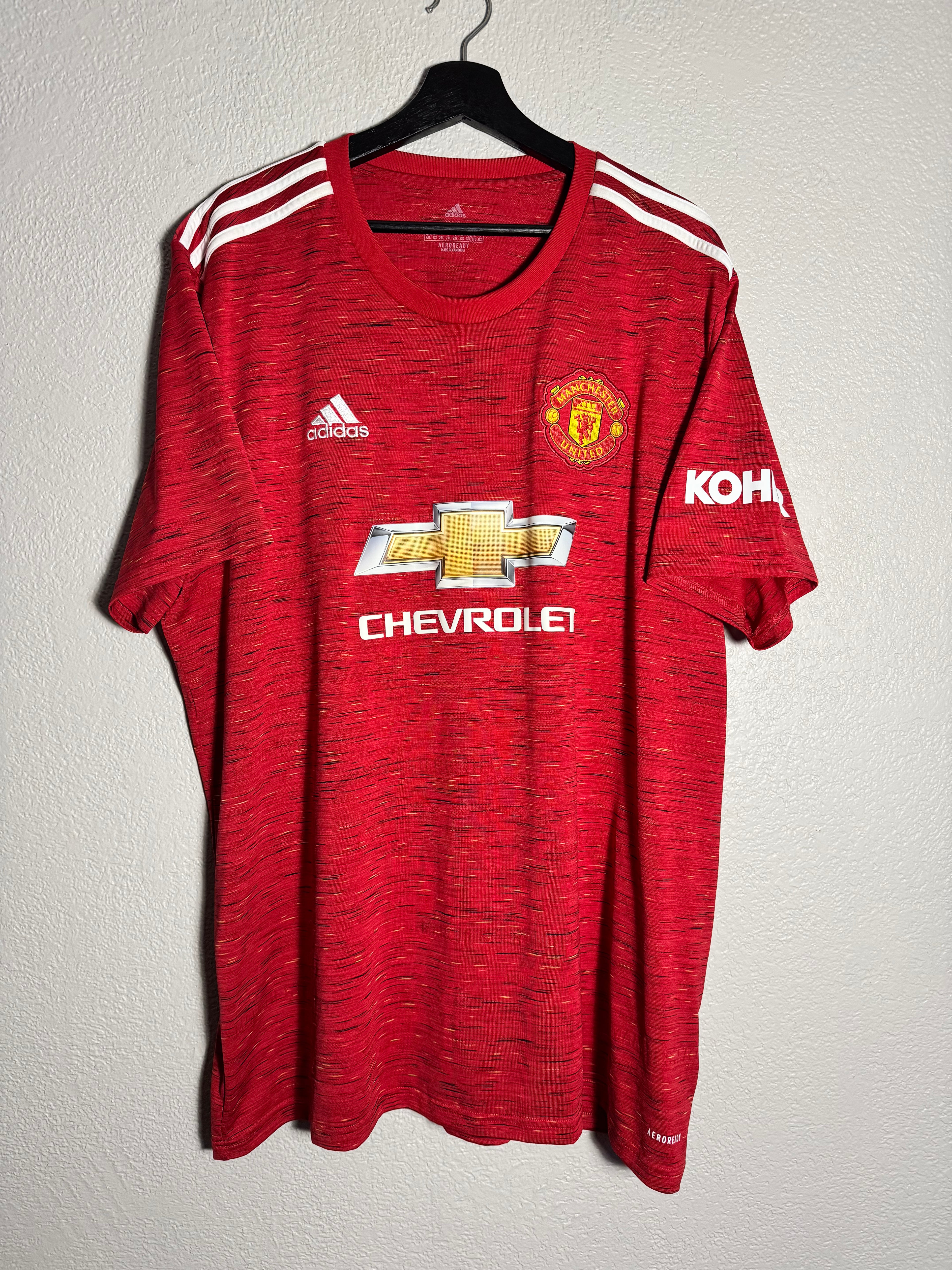Adidas 2020/21 Manchester United Home Jersey XXL