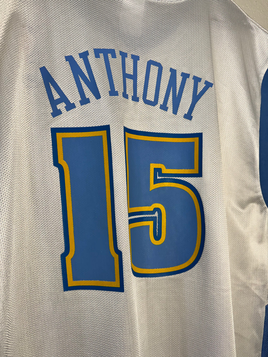Vintage Carmelo Anthony Denver Nuggets Reebok Jersey Size 2XL
